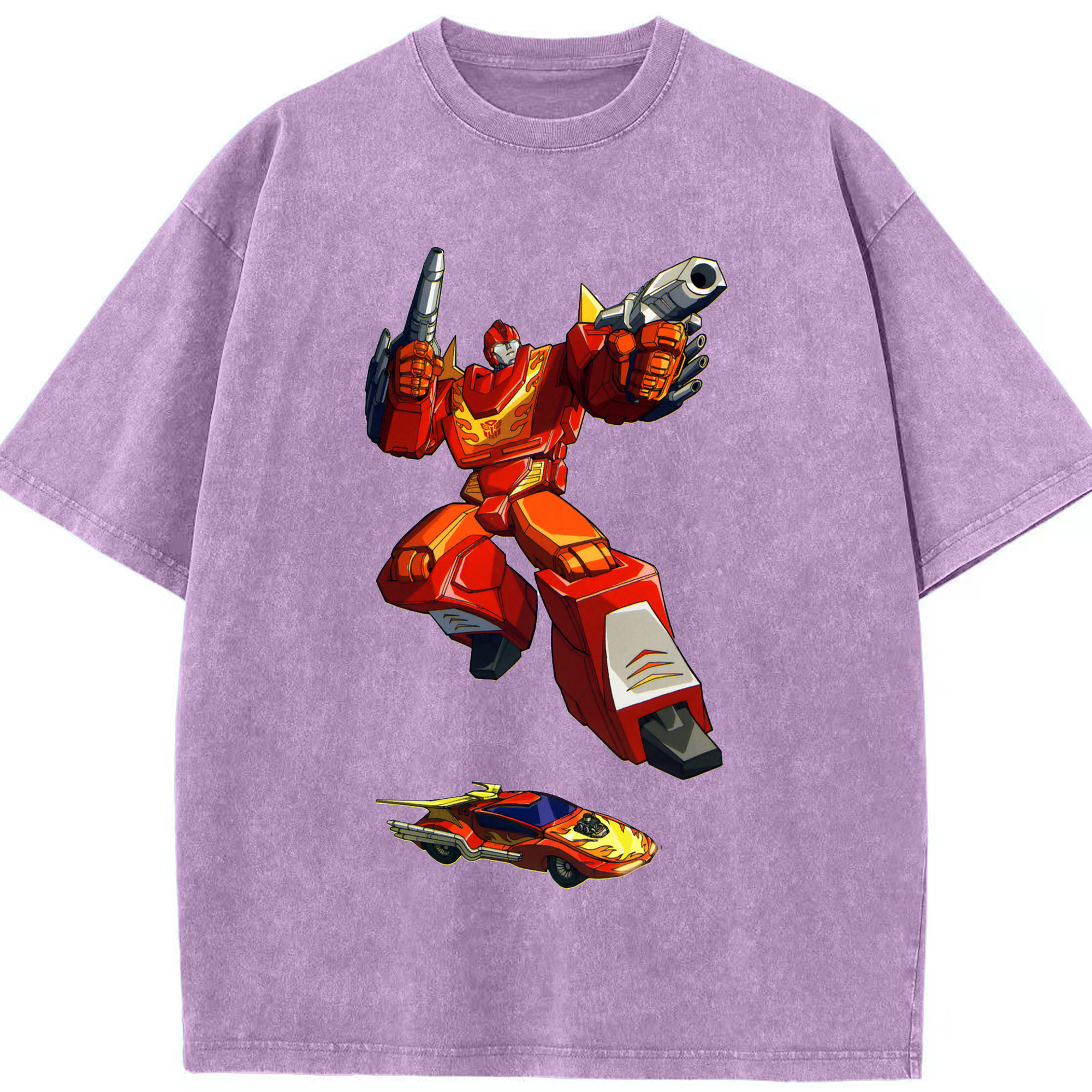 （画像用）  綿100% ヴィンテージ風 半袖Tシャツ（フロントプリント）