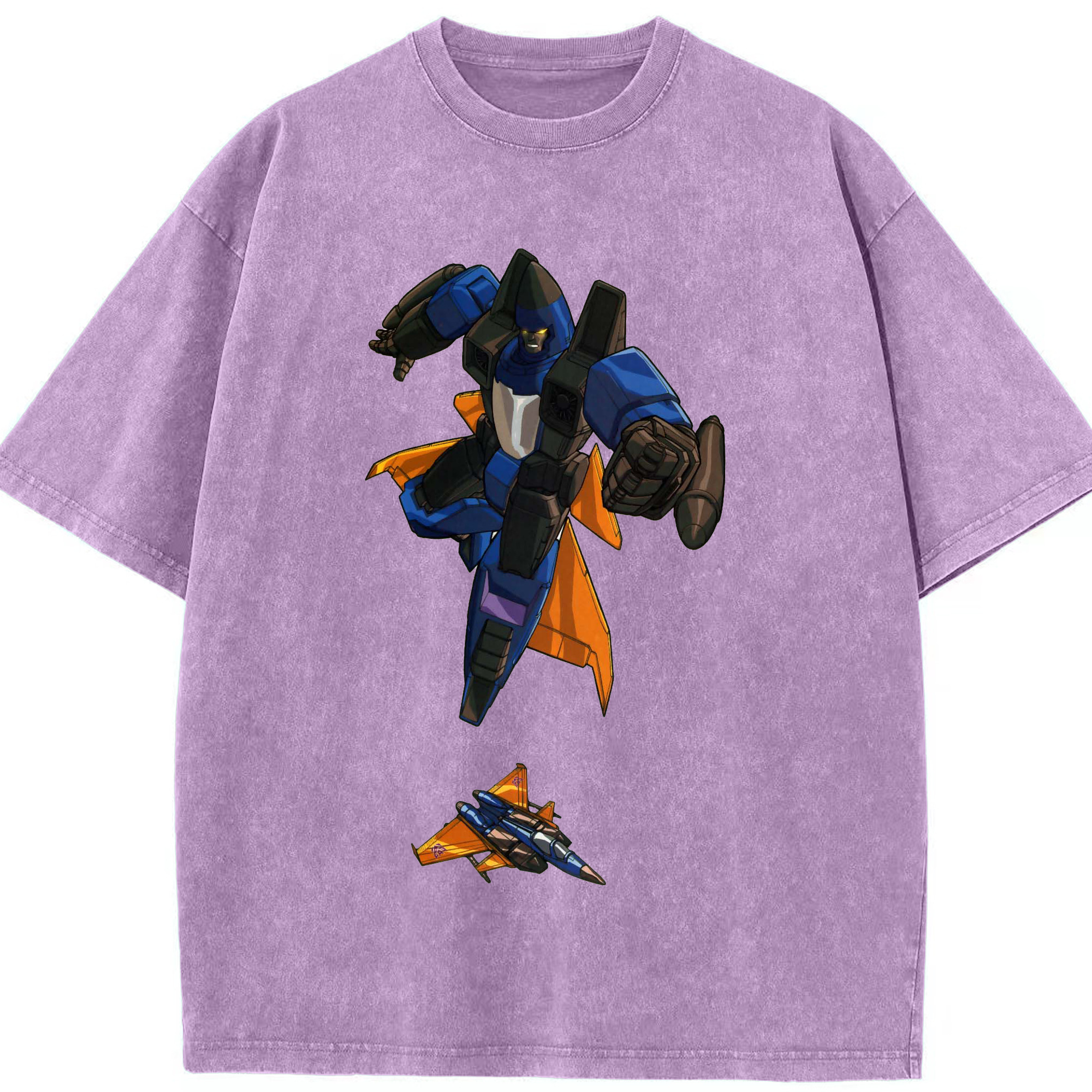 （画像用）  綿100% ヴィンテージ風 半袖Tシャツ（フロントプリント）