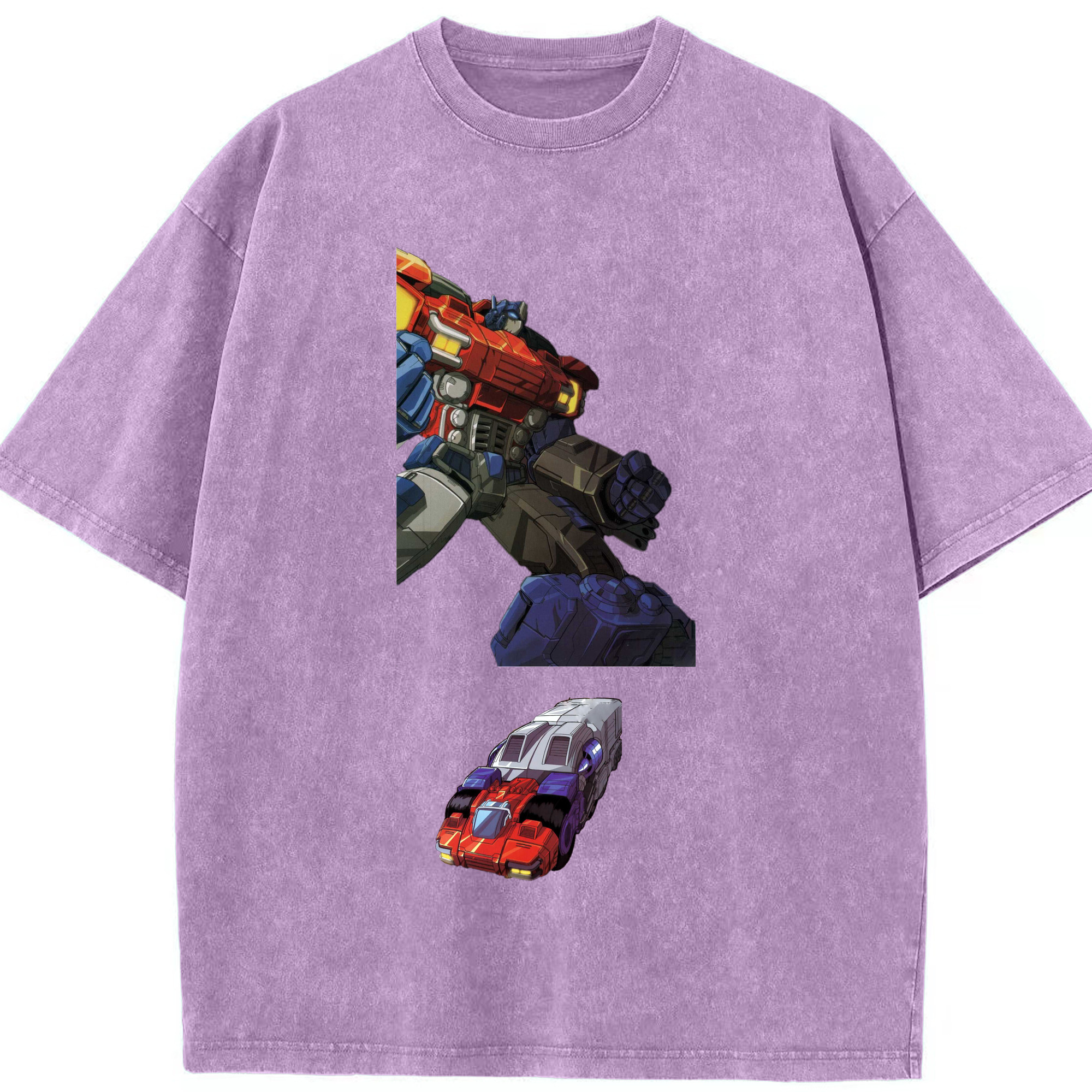 （画像用）  綿100% ヴィンテージ風 半袖Tシャツ（フロントプリント）
