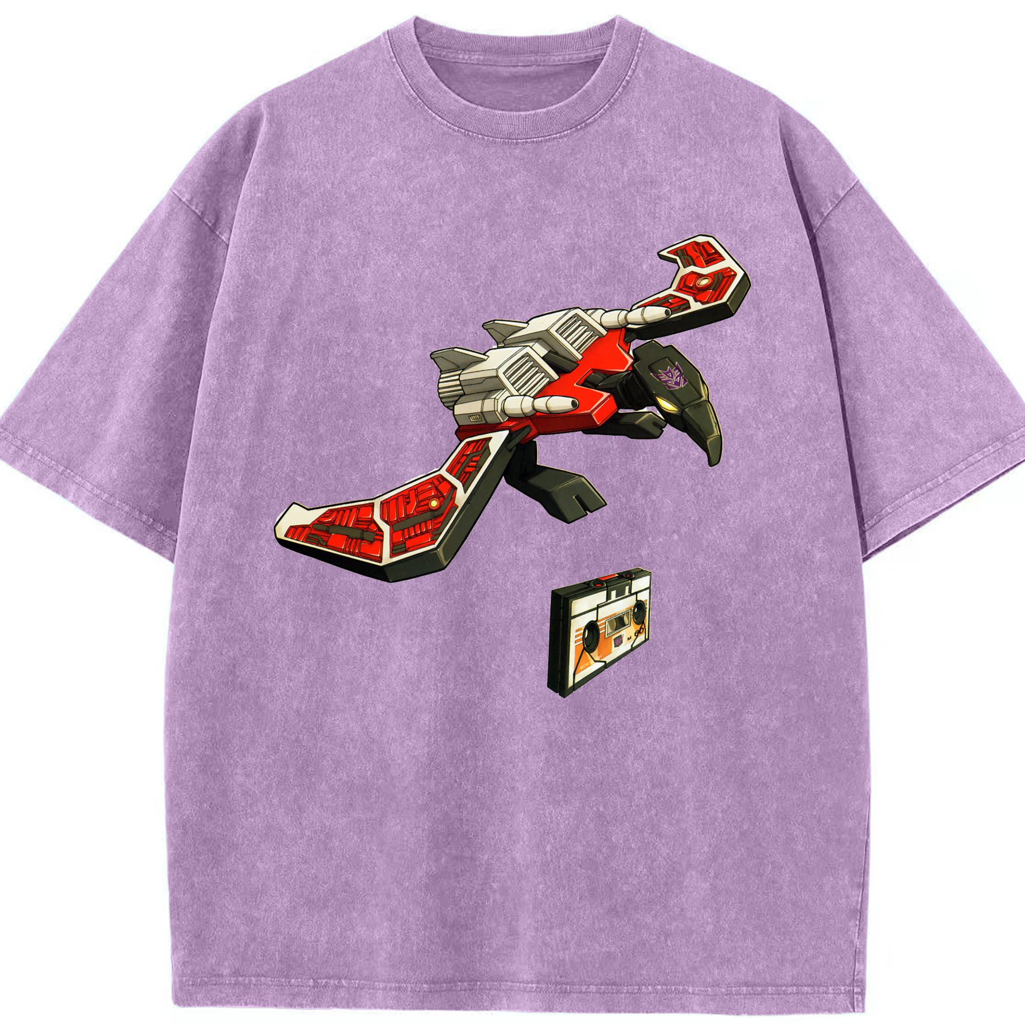 （画像用）  綿100% ヴィンテージ風 半袖Tシャツ（フロントプリント）