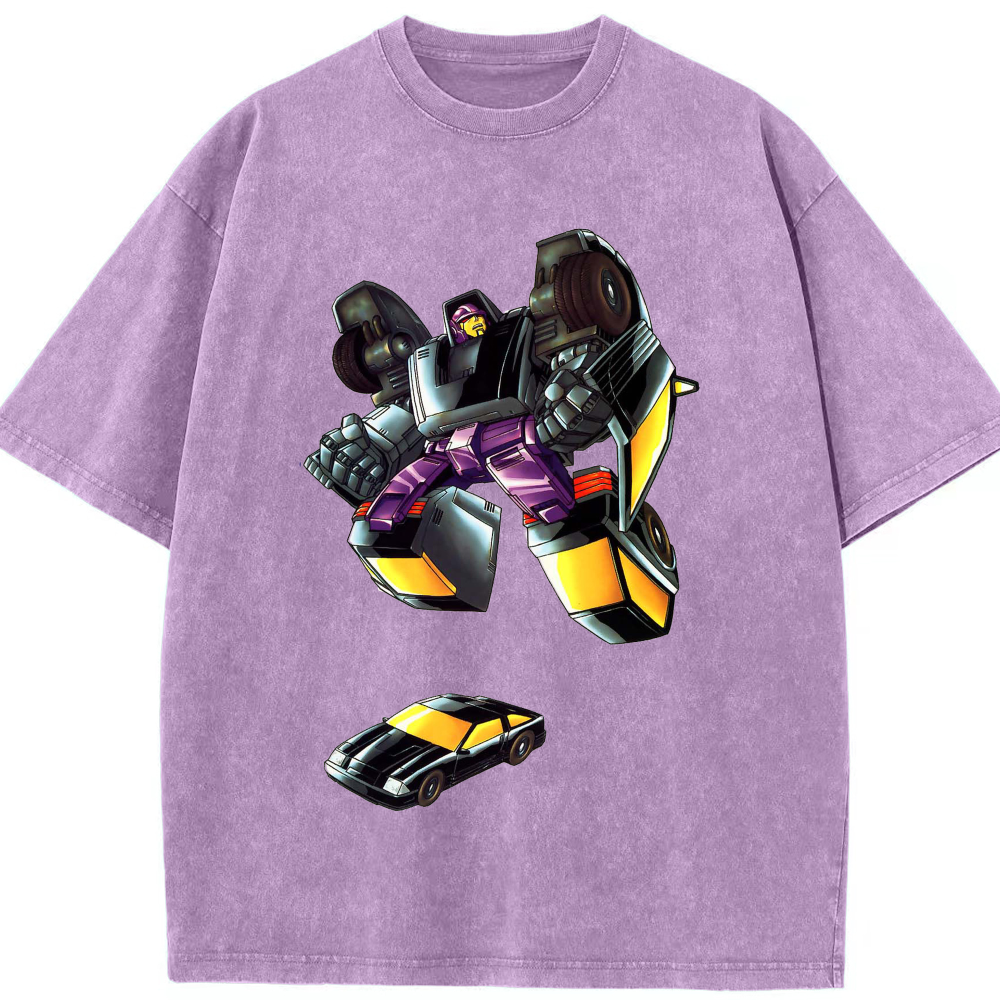 （画像用）  綿100% ヴィンテージ風 半袖Tシャツ（フロントプリント）