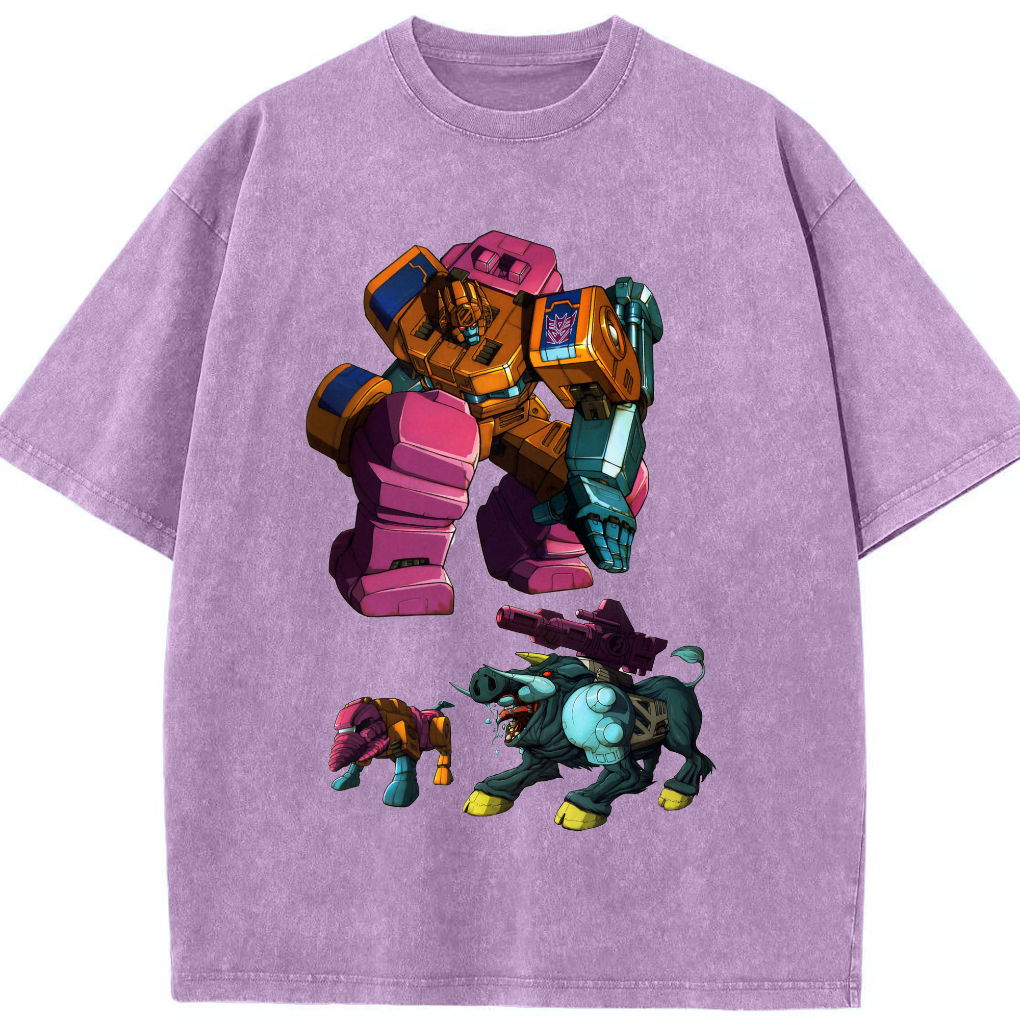 （画像用）  綿100% ヴィンテージ風 半袖Tシャツ（フロントプリント）