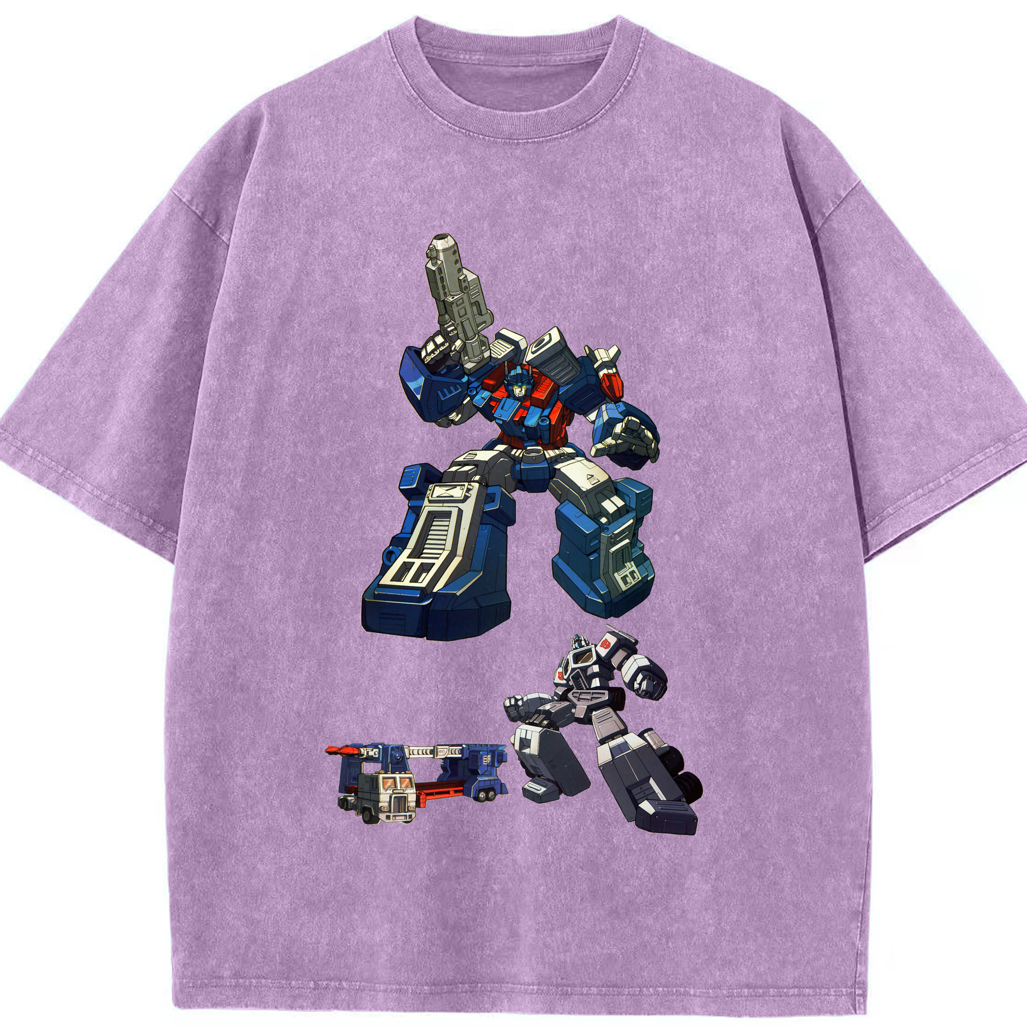 （画像用）  綿100% ヴィンテージ風 半袖Tシャツ（フロントプリント）