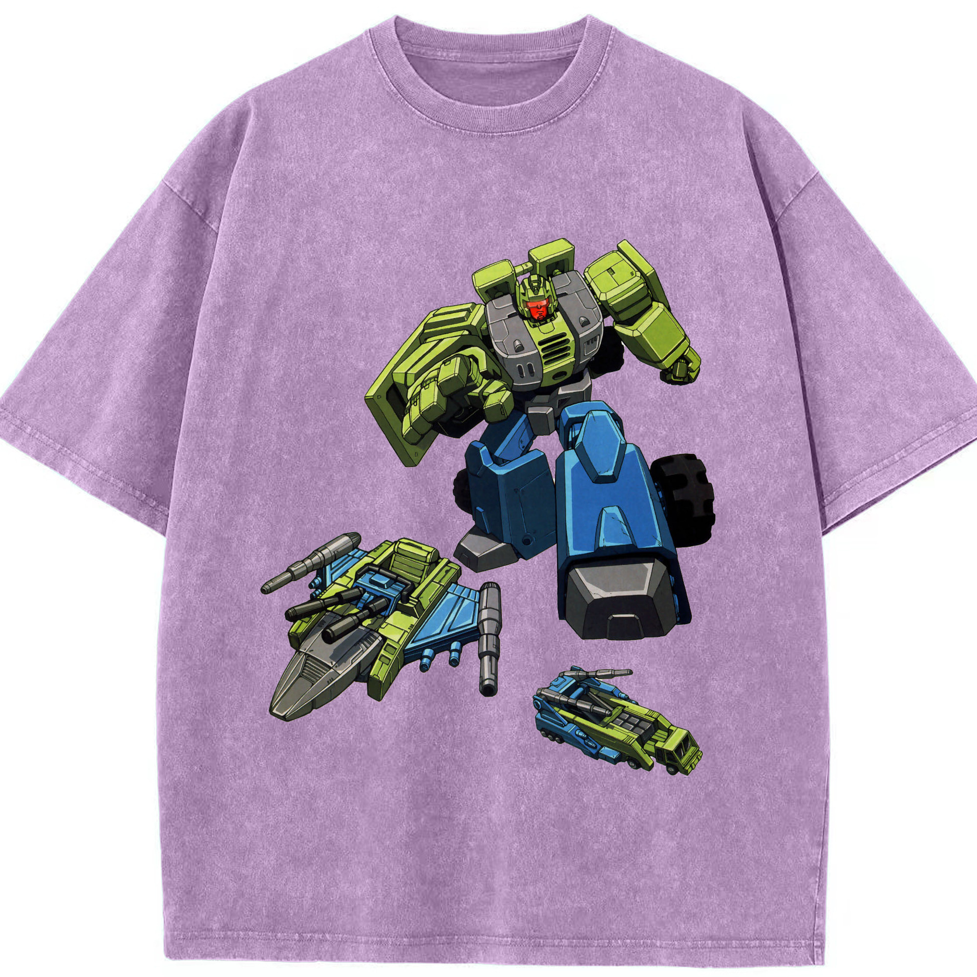 （画像用）  綿100% ヴィンテージ風 半袖Tシャツ（フロントプリント）