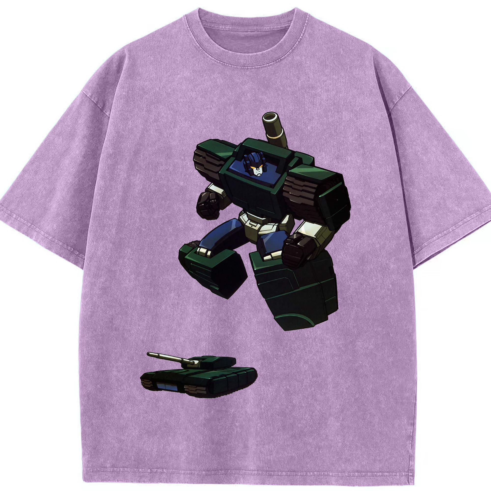 （画像用）  綿100% ヴィンテージ風 半袖Tシャツ（フロントプリント）