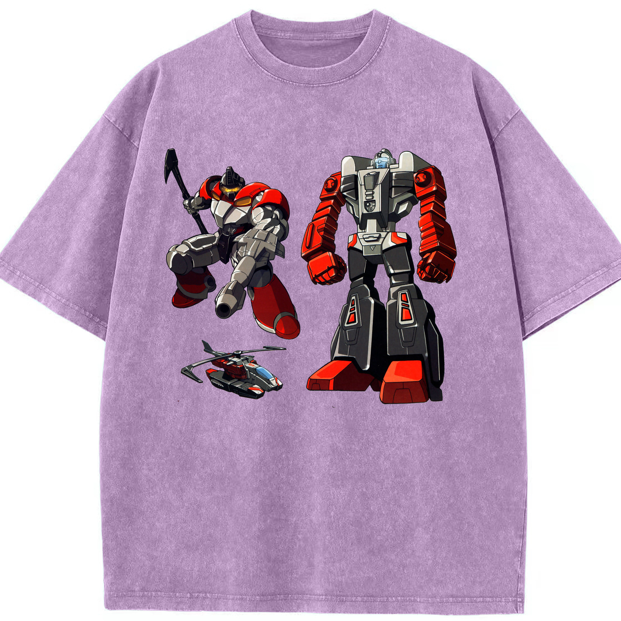 （画像用）  綿100% ヴィンテージ風 半袖Tシャツ（フロントプリント）