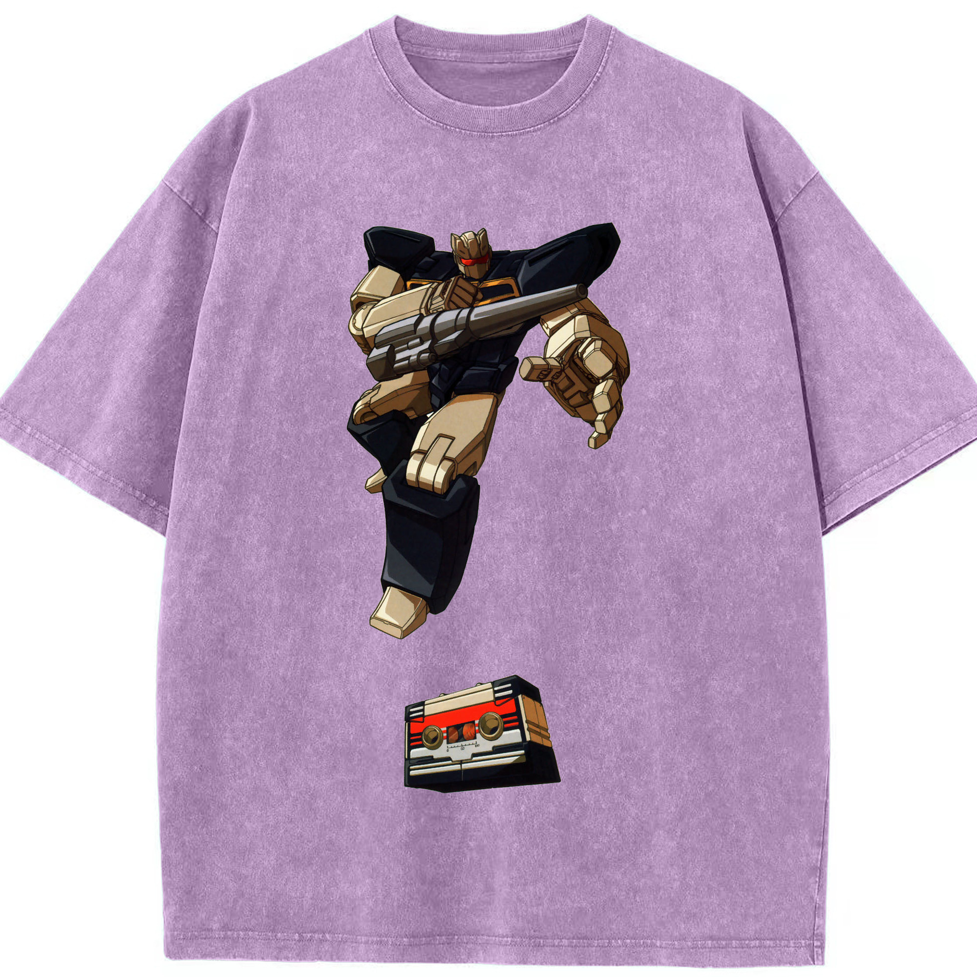 （画像用）  綿100% ヴィンテージ風 半袖Tシャツ（フロントプリント）