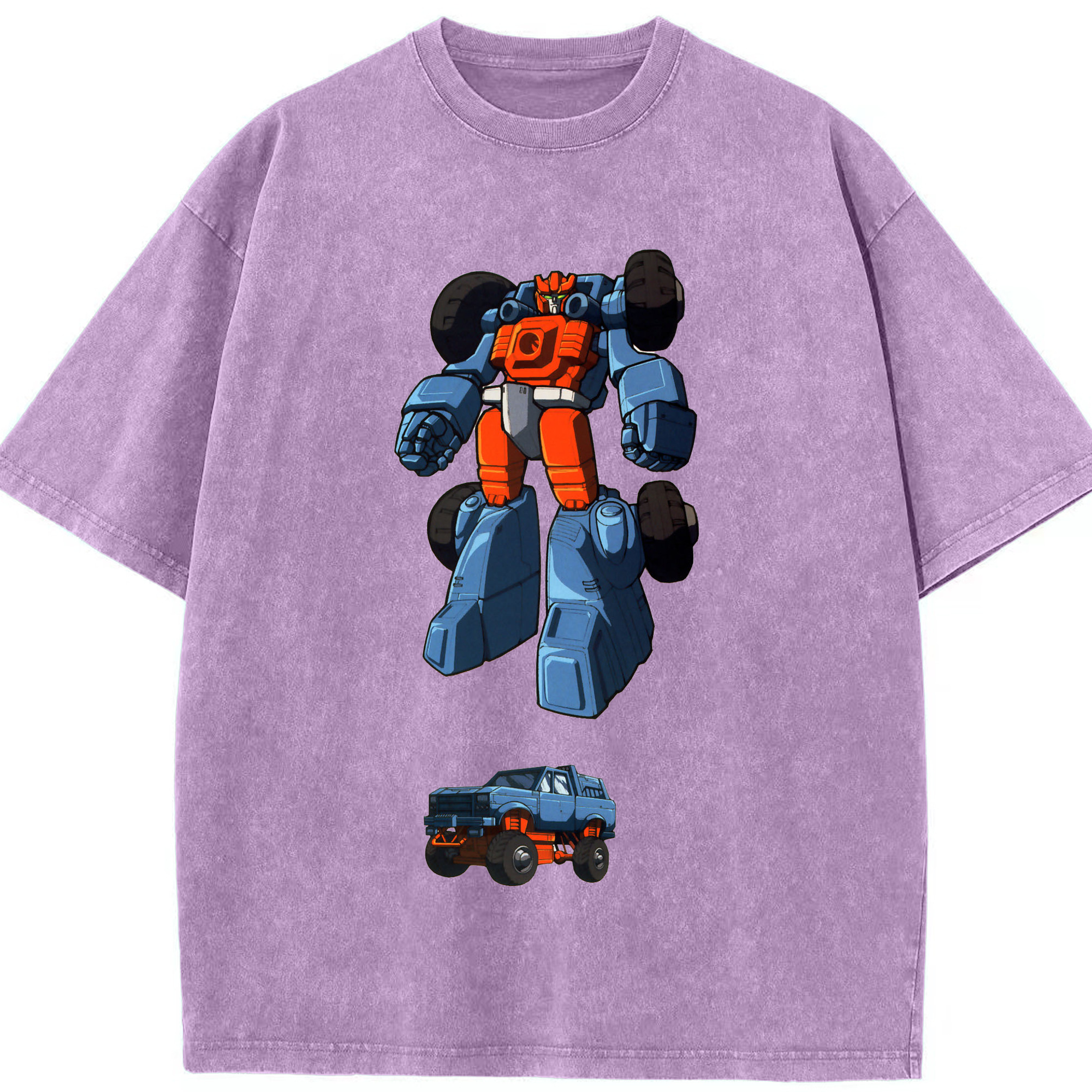 （画像用）  綿100% ヴィンテージ風 半袖Tシャツ（フロントプリント）