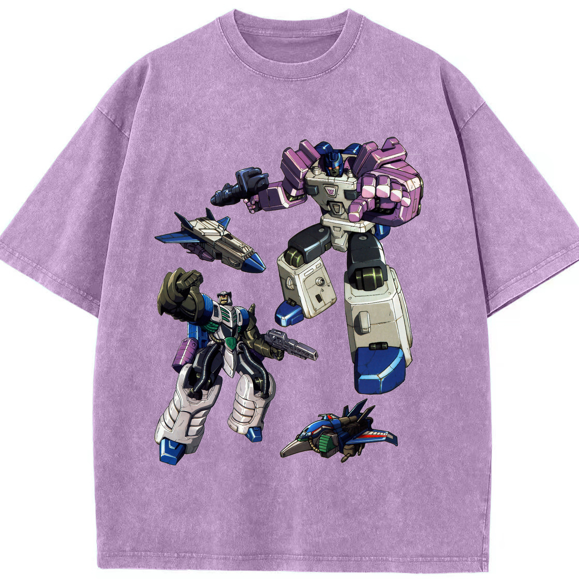 （画像用）  綿100% ヴィンテージ風 半袖Tシャツ（フロントプリント）
