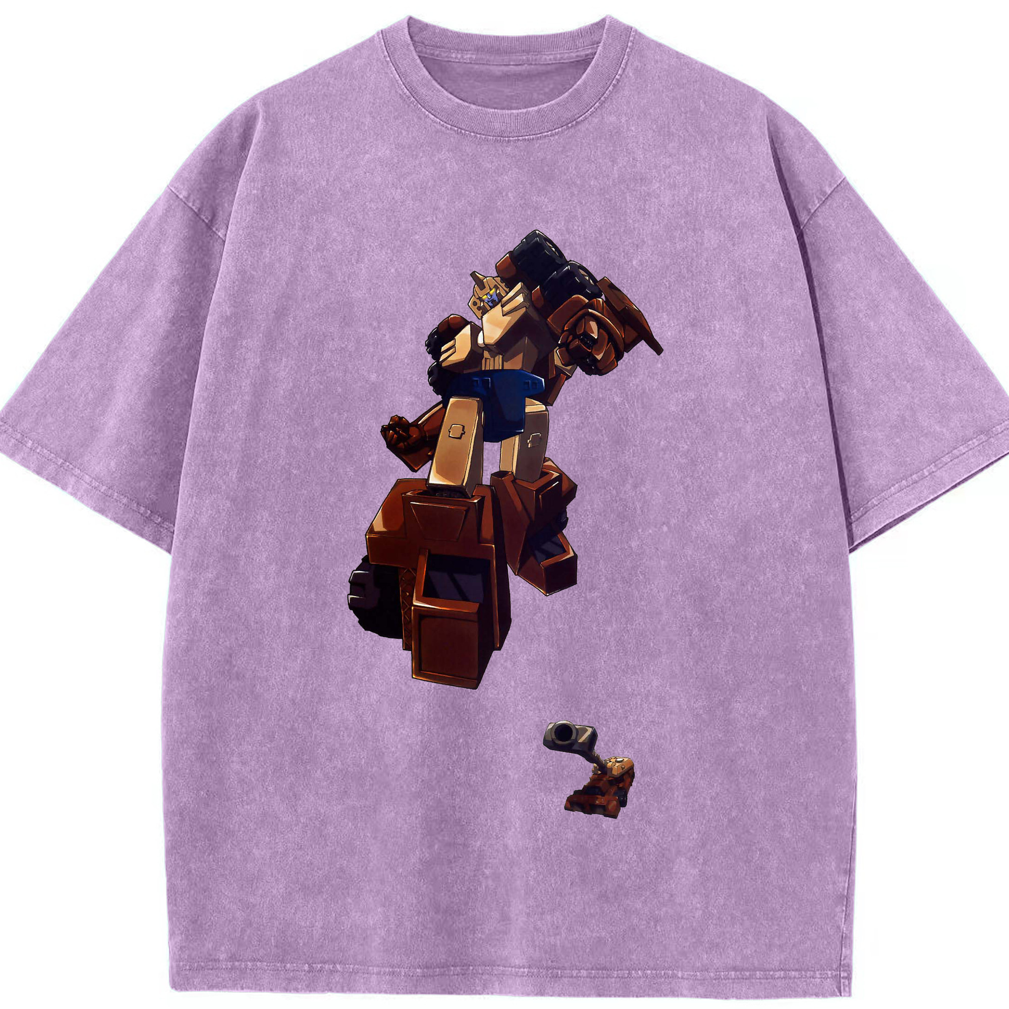 （画像用）  綿100% ヴィンテージ風 半袖Tシャツ（フロントプリント）