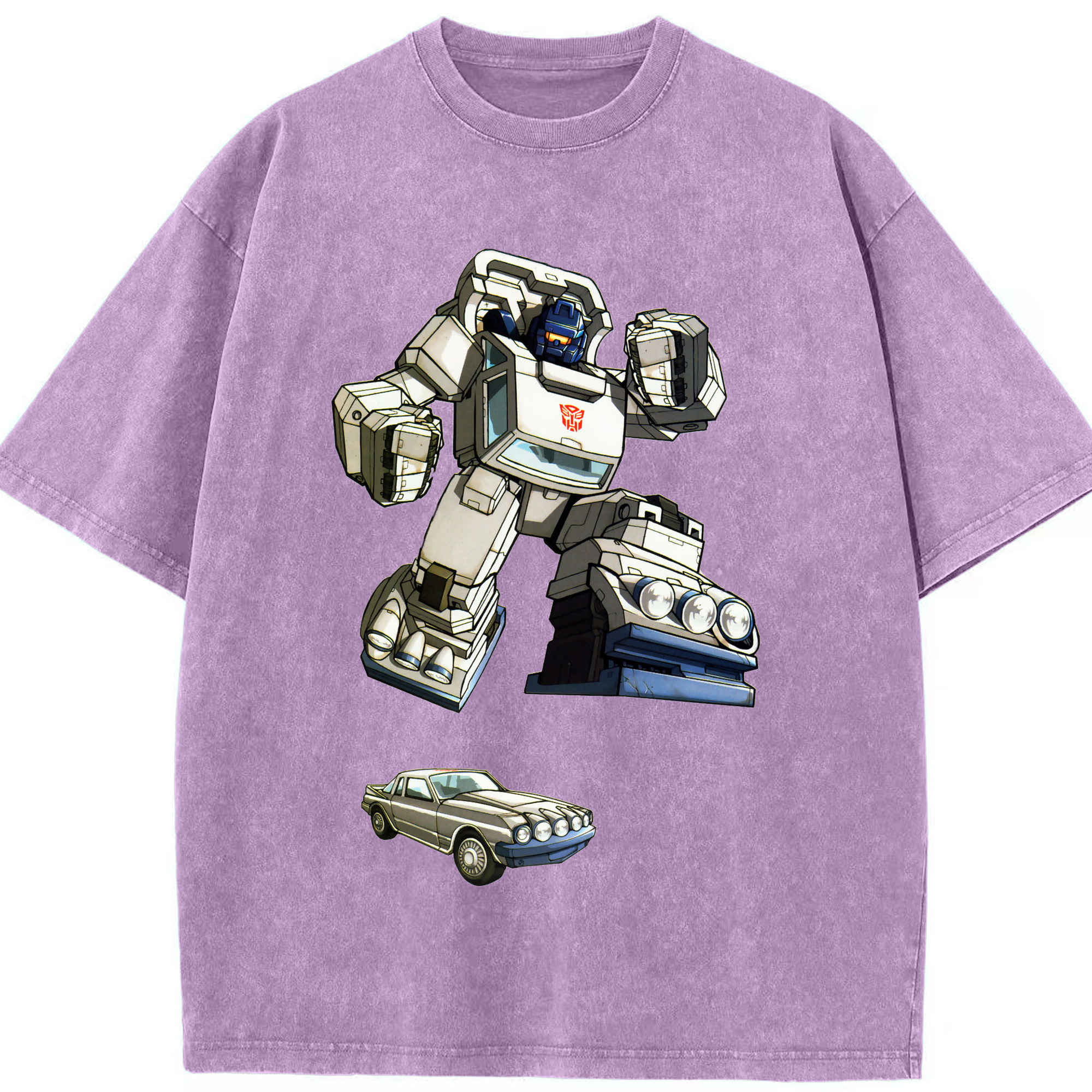（画像用）  綿100% ヴィンテージ風 半袖Tシャツ（フロントプリント）