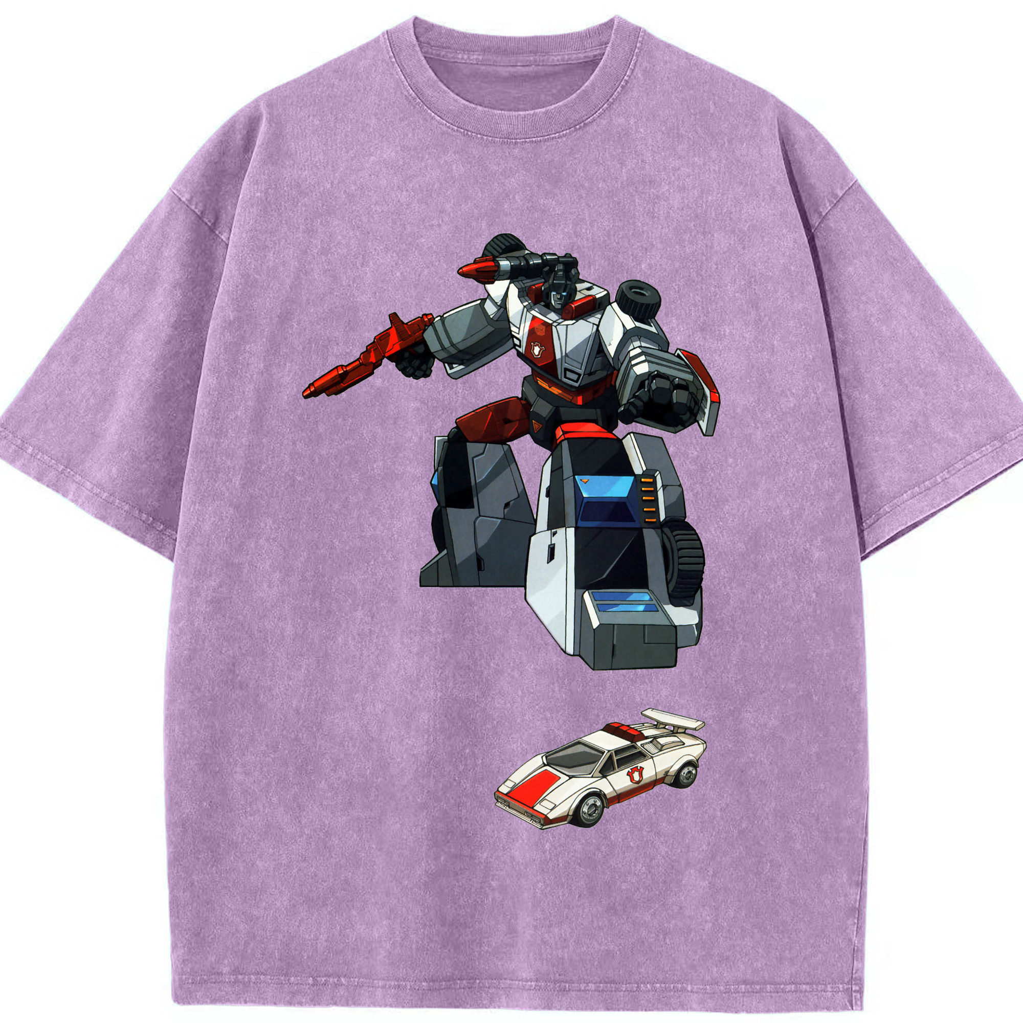 （画像用）  綿100% ヴィンテージ風 半袖Tシャツ（フロントプリント）