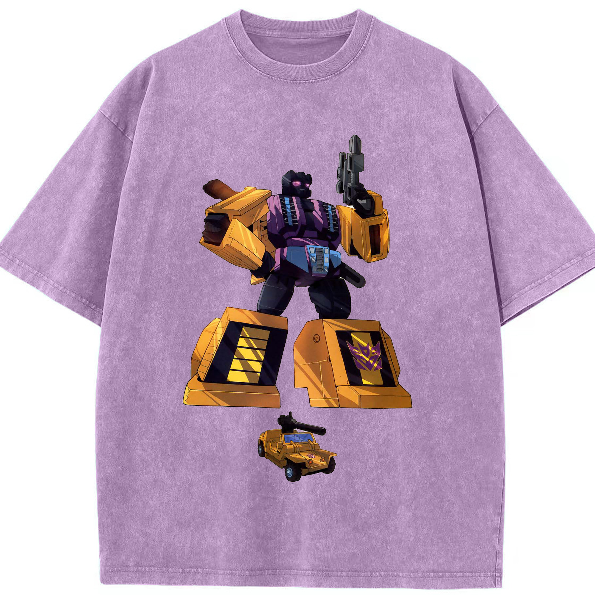 （画像用）  綿100% ヴィンテージ風 半袖Tシャツ（フロントプリント）