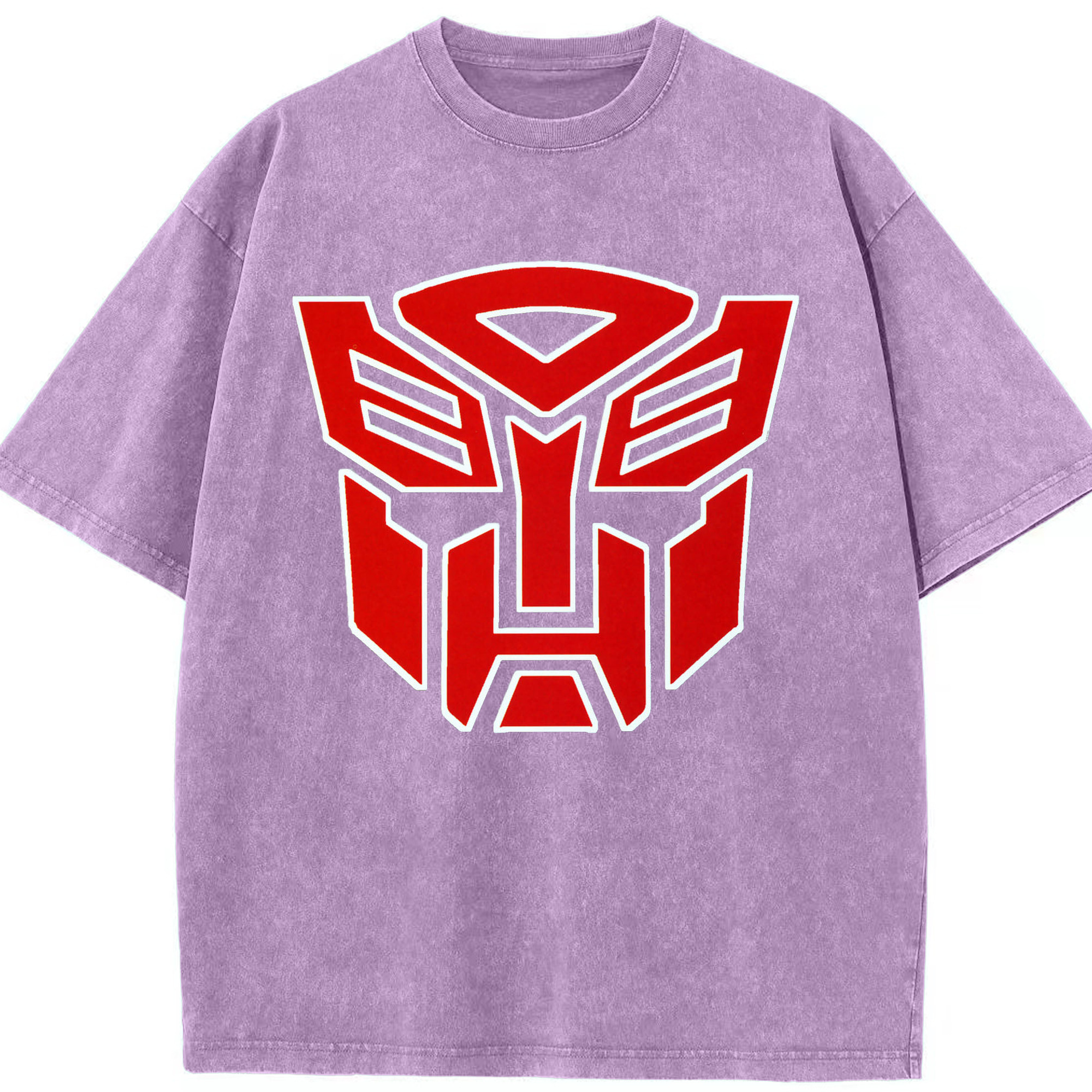 （画像用）  綿100% ヴィンテージ風 半袖Tシャツ（フロントプリント）