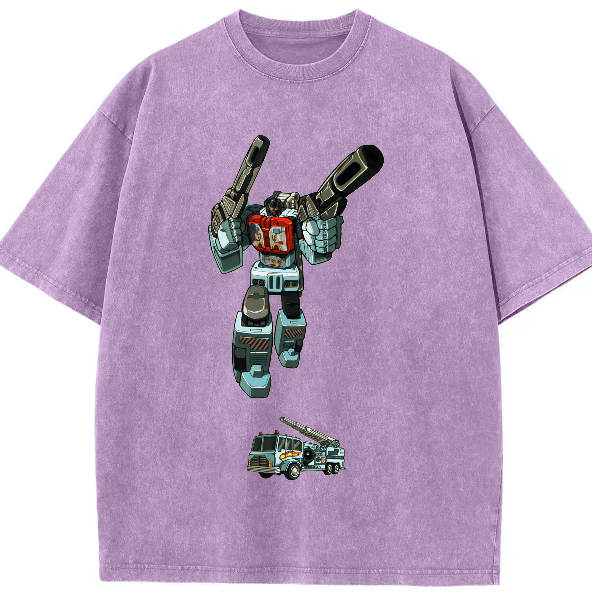 （画像用）  綿100% ヴィンテージ風 半袖Tシャツ（フロントプリント）