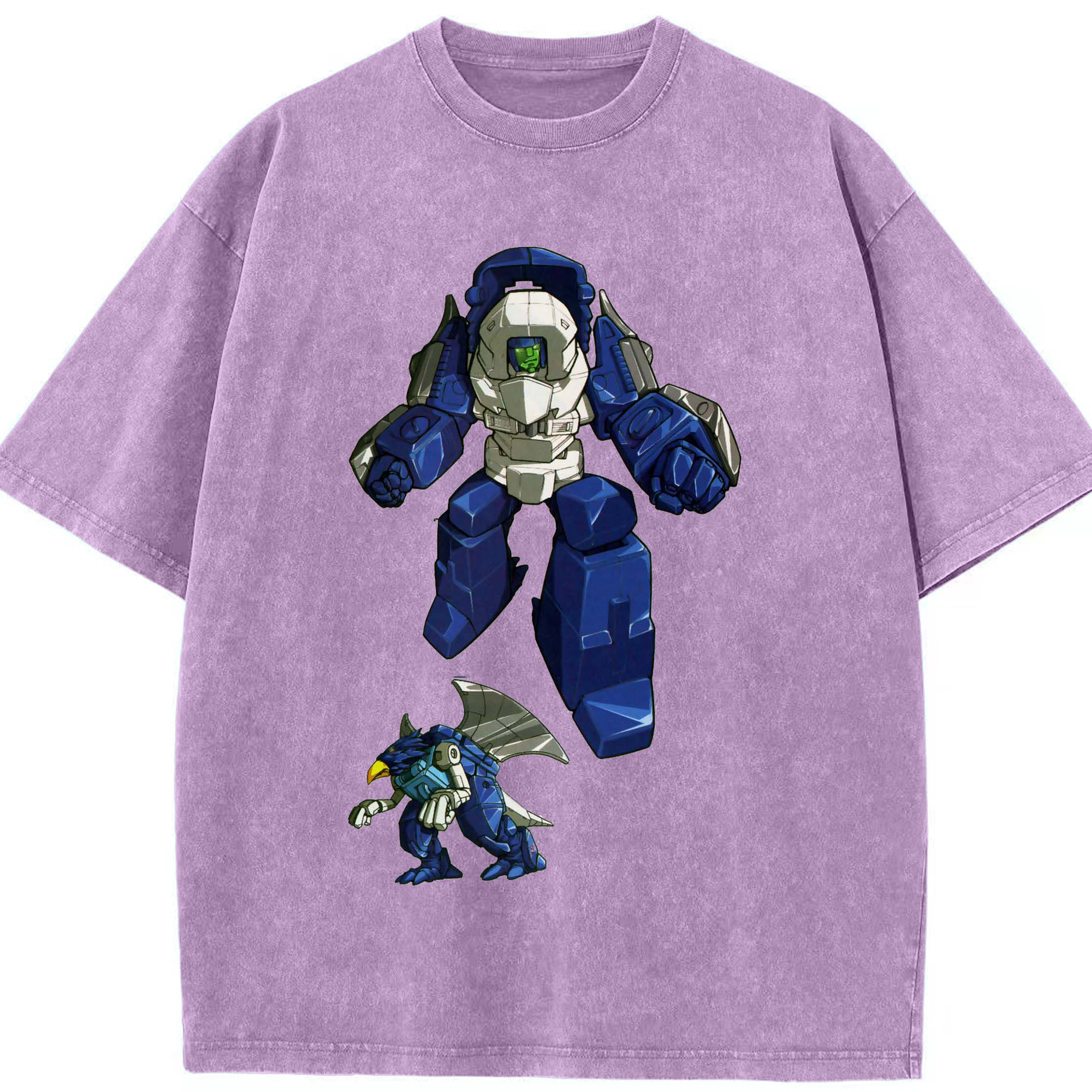 （画像用）  綿100% ヴィンテージ風 半袖Tシャツ（フロントプリント）