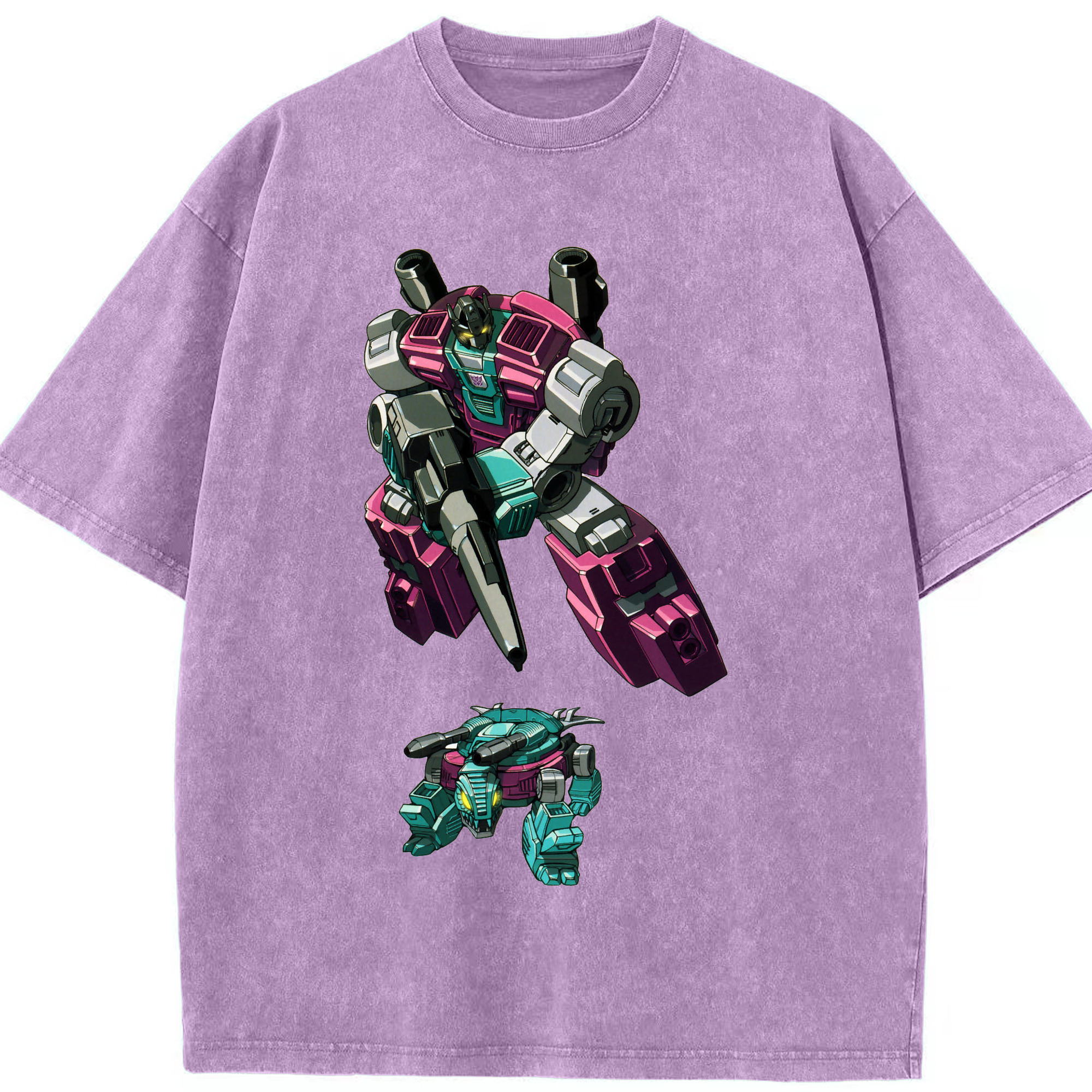 （画像用）  綿100% ヴィンテージ風 半袖Tシャツ（フロントプリント）