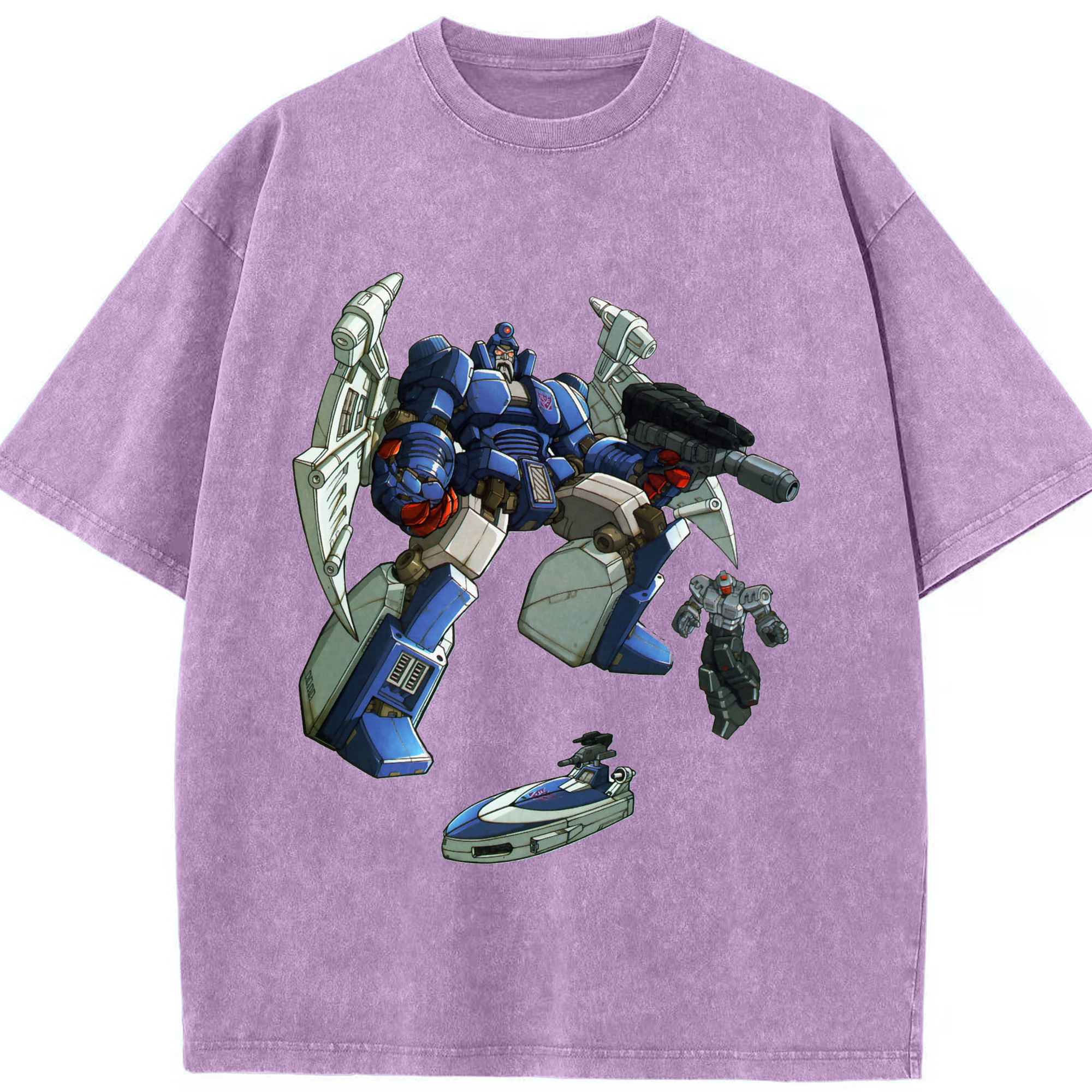 （画像用）  綿100% ヴィンテージ風 半袖Tシャツ（フロントプリント）