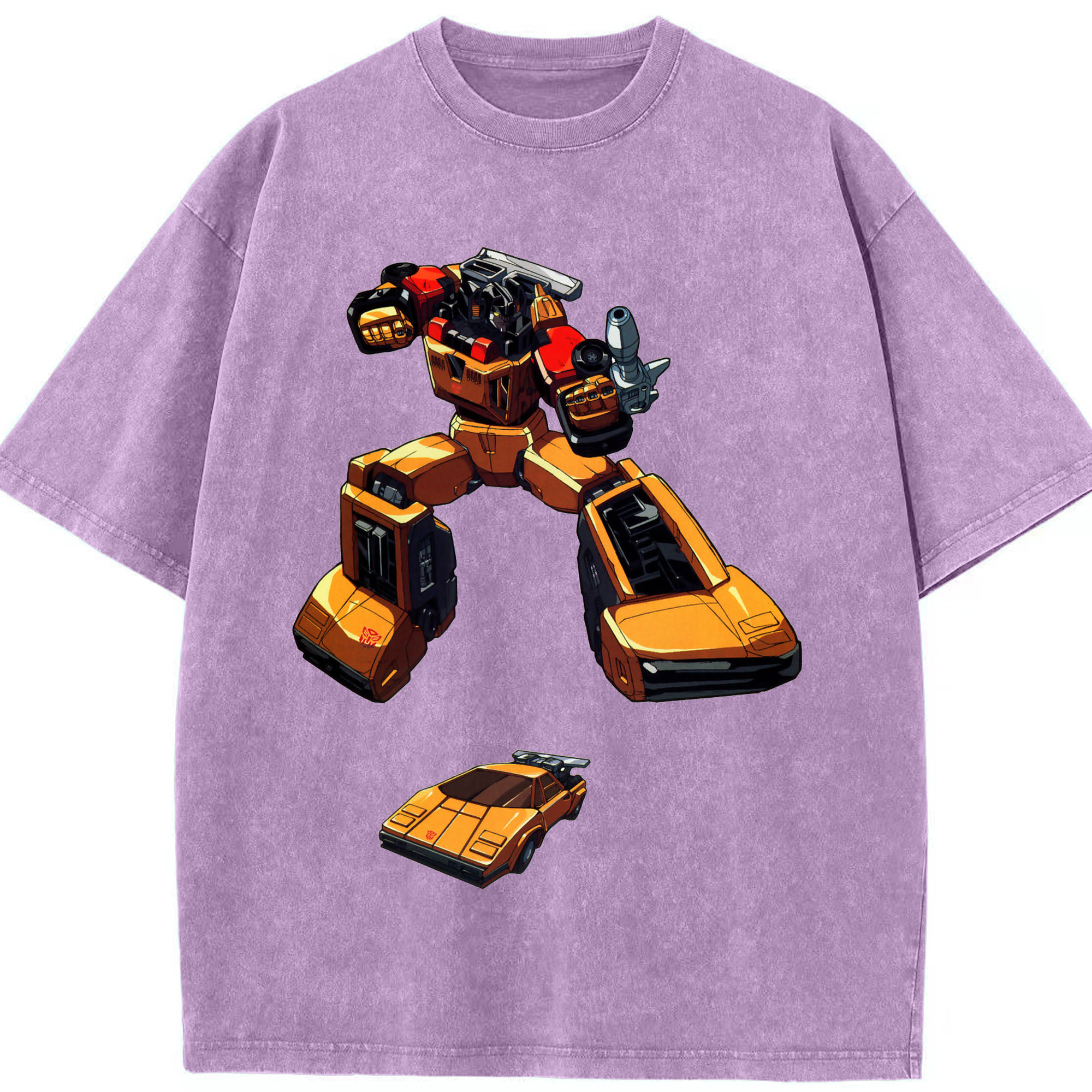 （画像用）  綿100% ヴィンテージ風 半袖Tシャツ（フロントプリント）