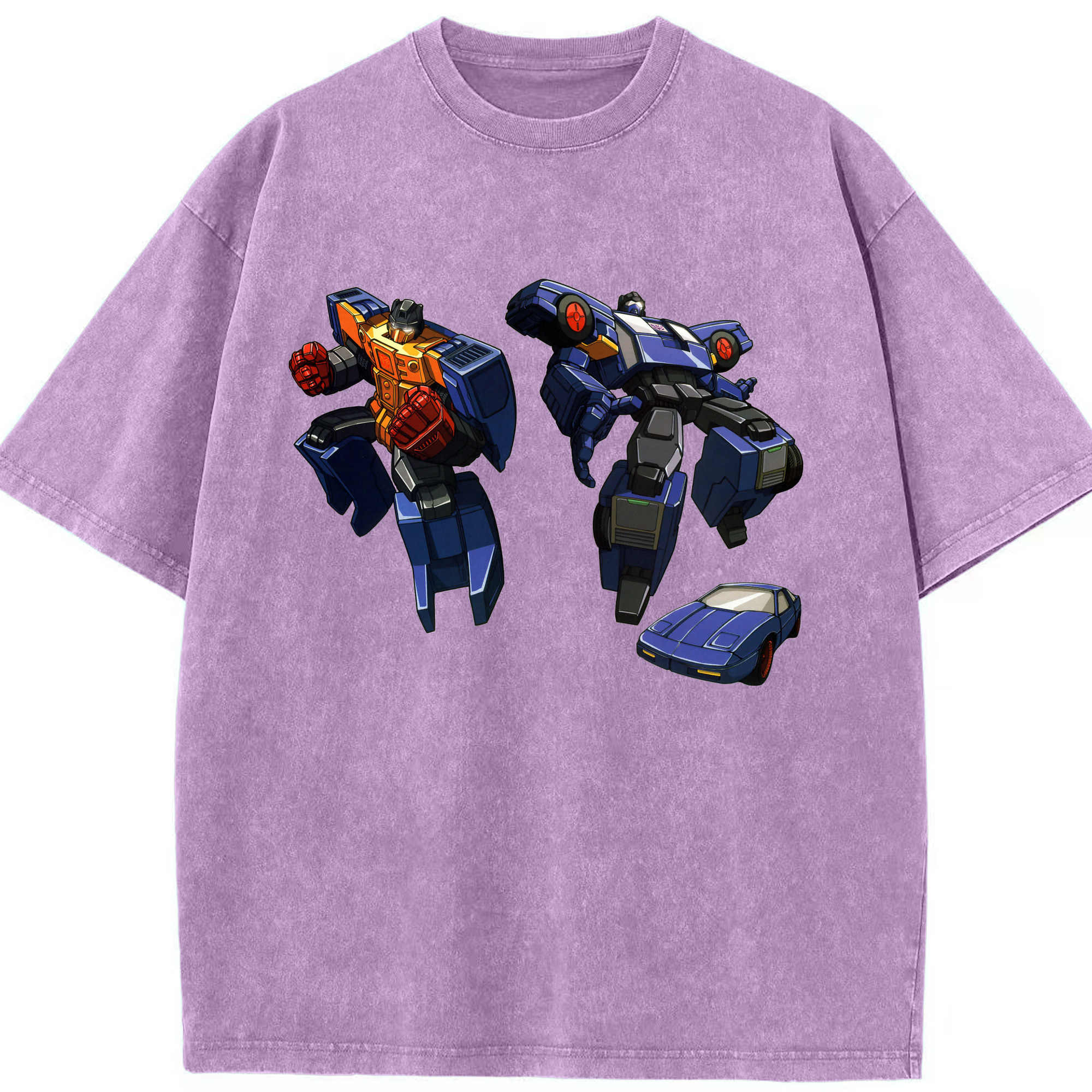 （画像用）  綿100% ヴィンテージ風 半袖Tシャツ（フロントプリント）