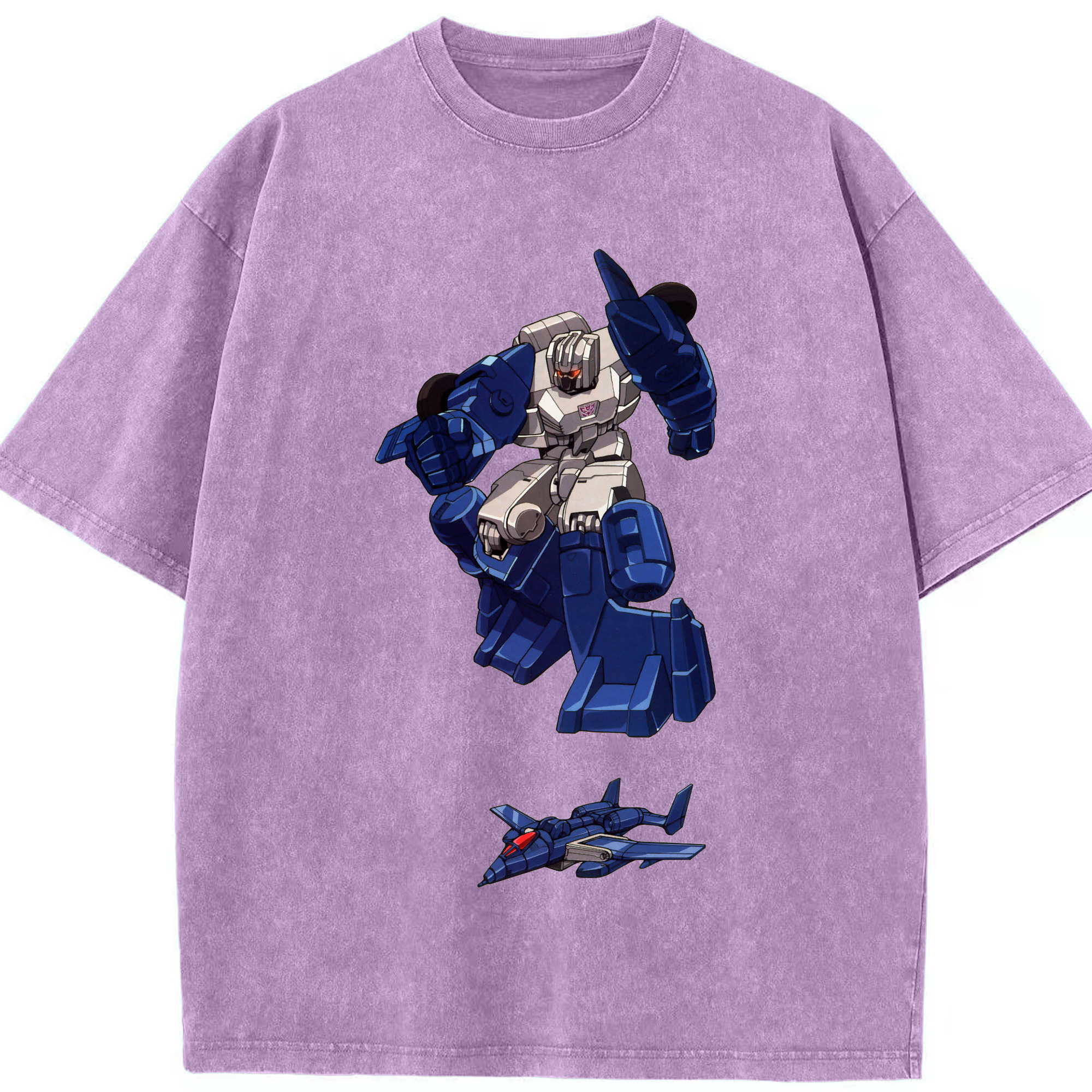 （画像用）  綿100% ヴィンテージ風 半袖Tシャツ（フロントプリント）
