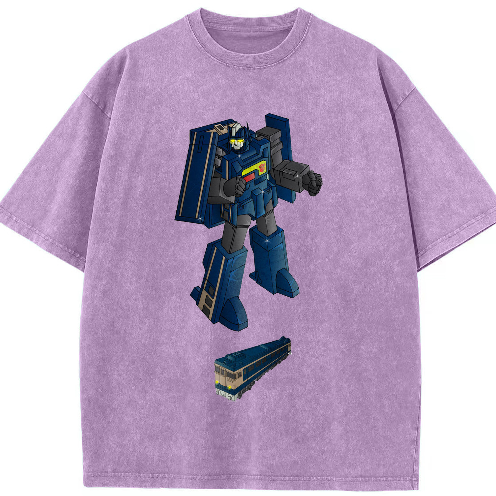 （画像用）  綿100% ヴィンテージ風 半袖Tシャツ（フロントプリント）