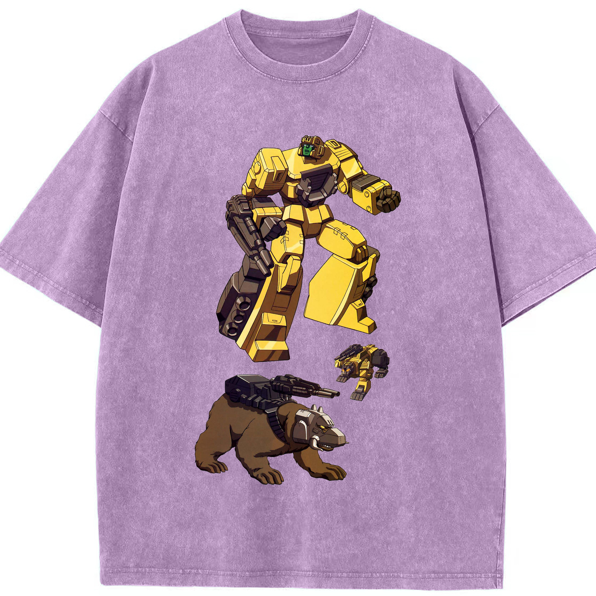 （画像用）  綿100% ヴィンテージ風 半袖Tシャツ（フロントプリント）