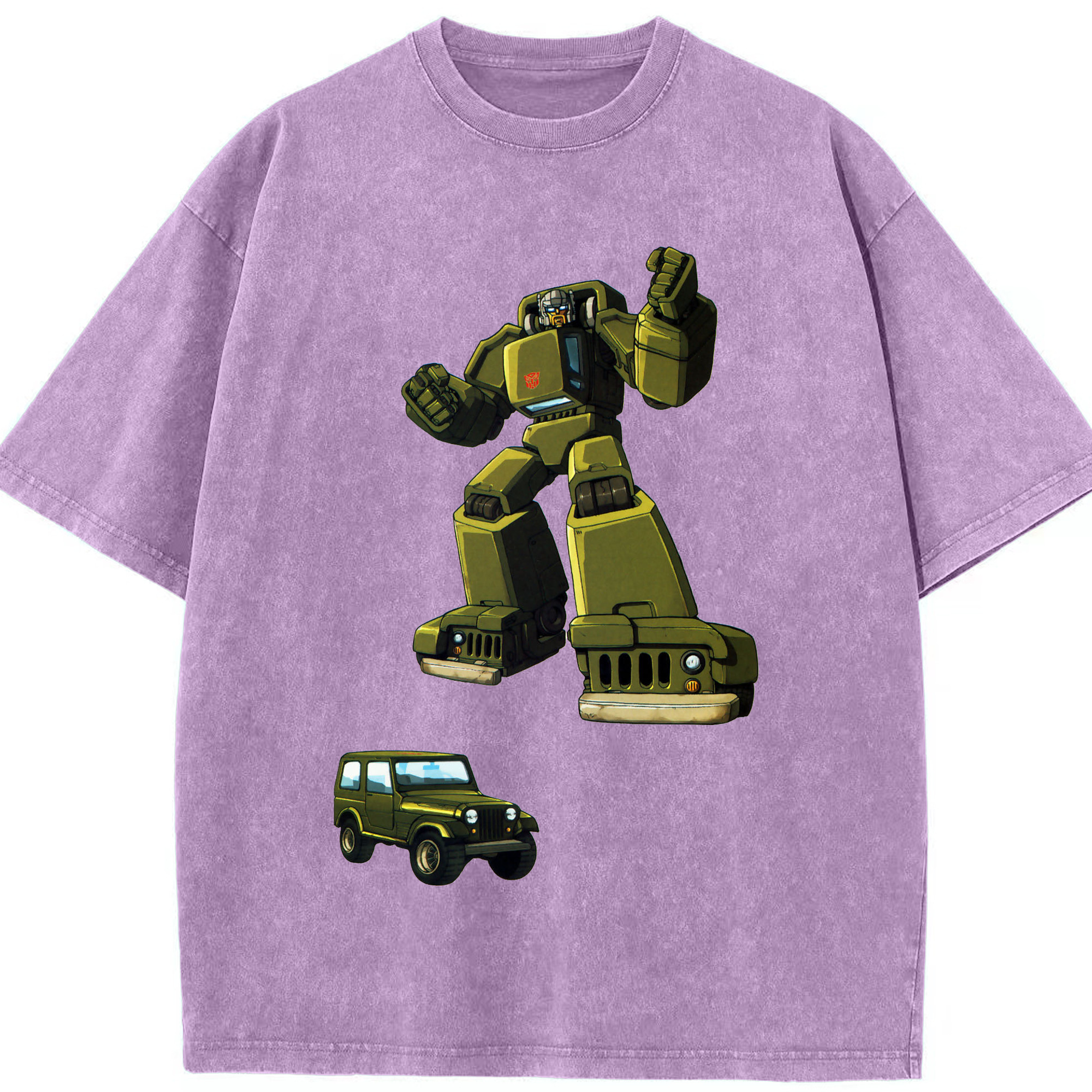 （画像用）  綿100% ヴィンテージ風 半袖Tシャツ（フロントプリント）