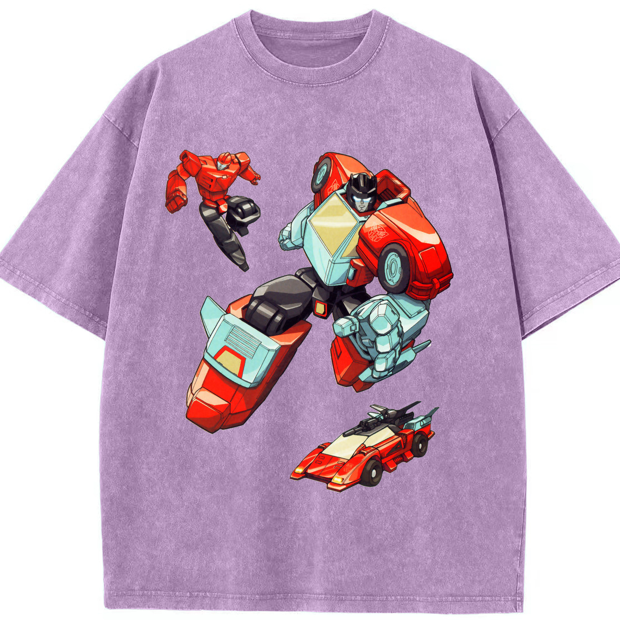 （画像用）  綿100% ヴィンテージ風 半袖Tシャツ（フロントプリント）