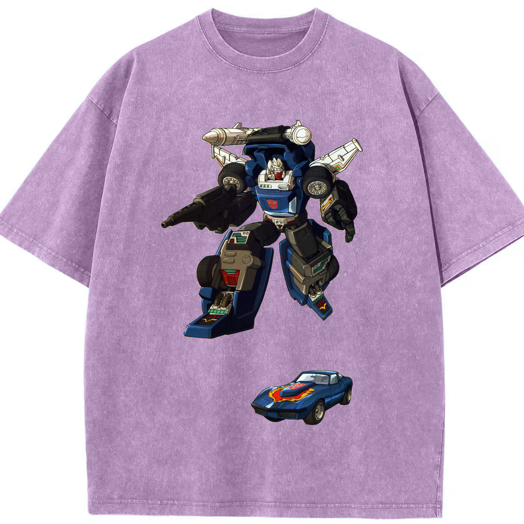 （画像用）  綿100% ヴィンテージ風 半袖Tシャツ（フロントプリント）