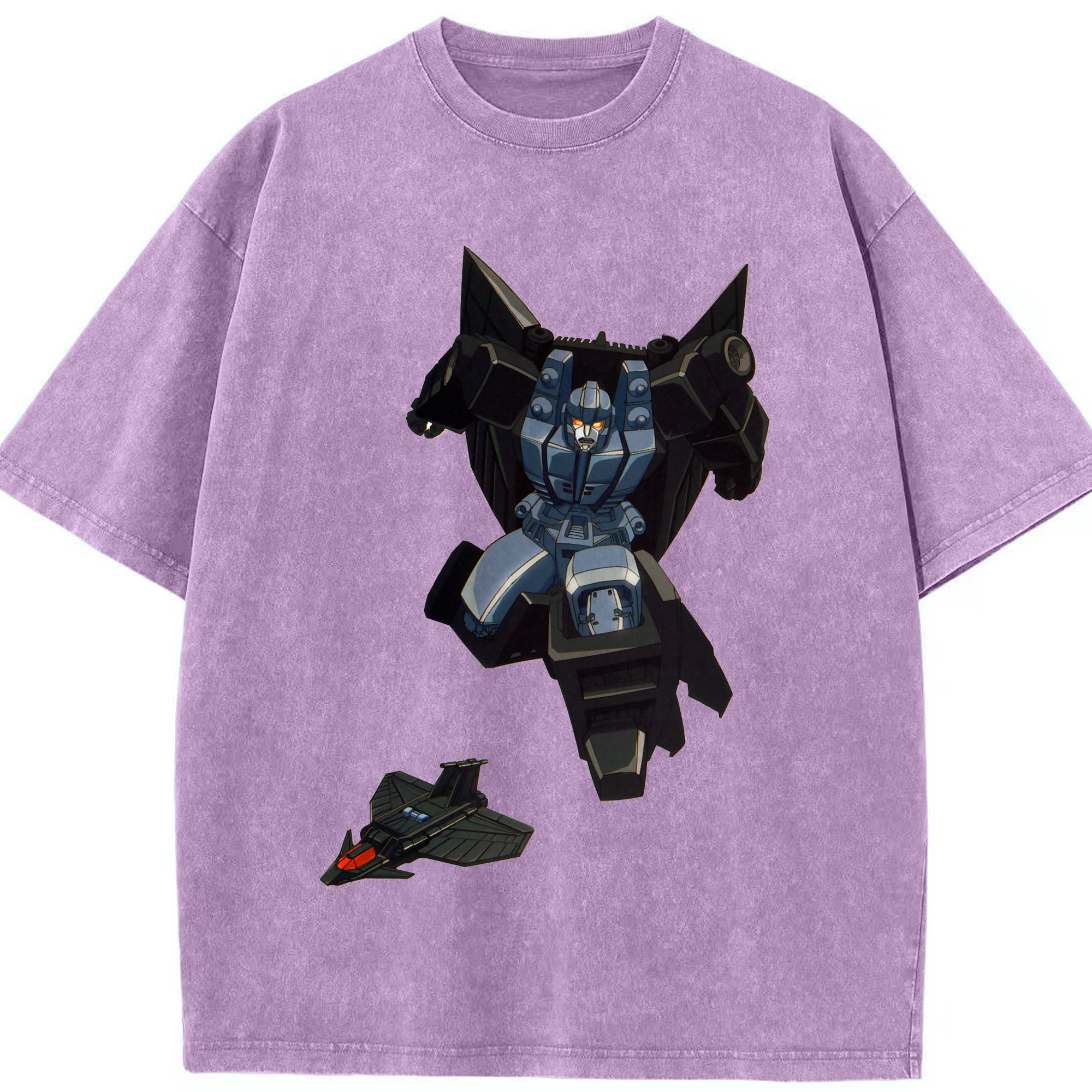 （画像用）  綿100% ヴィンテージ風 半袖Tシャツ（フロントプリント）