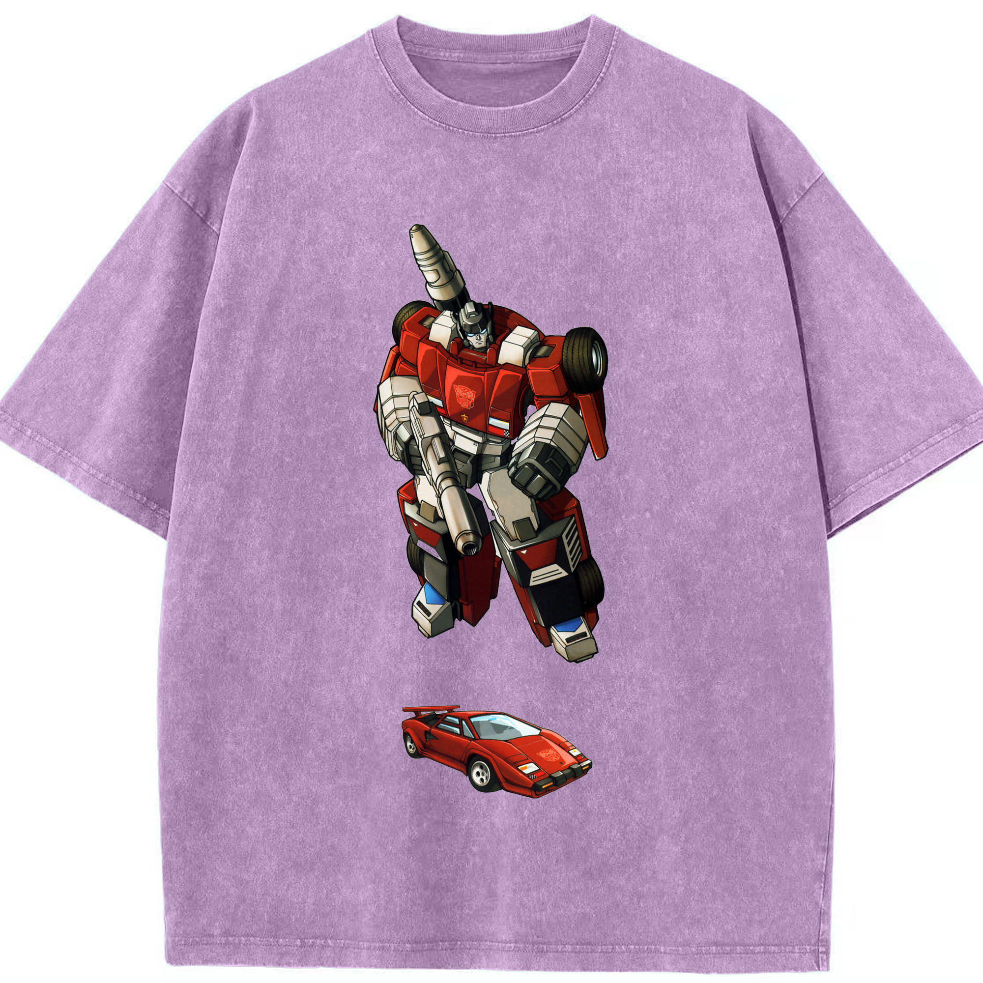 （画像用）  綿100% ヴィンテージ風 半袖Tシャツ（フロントプリント）
