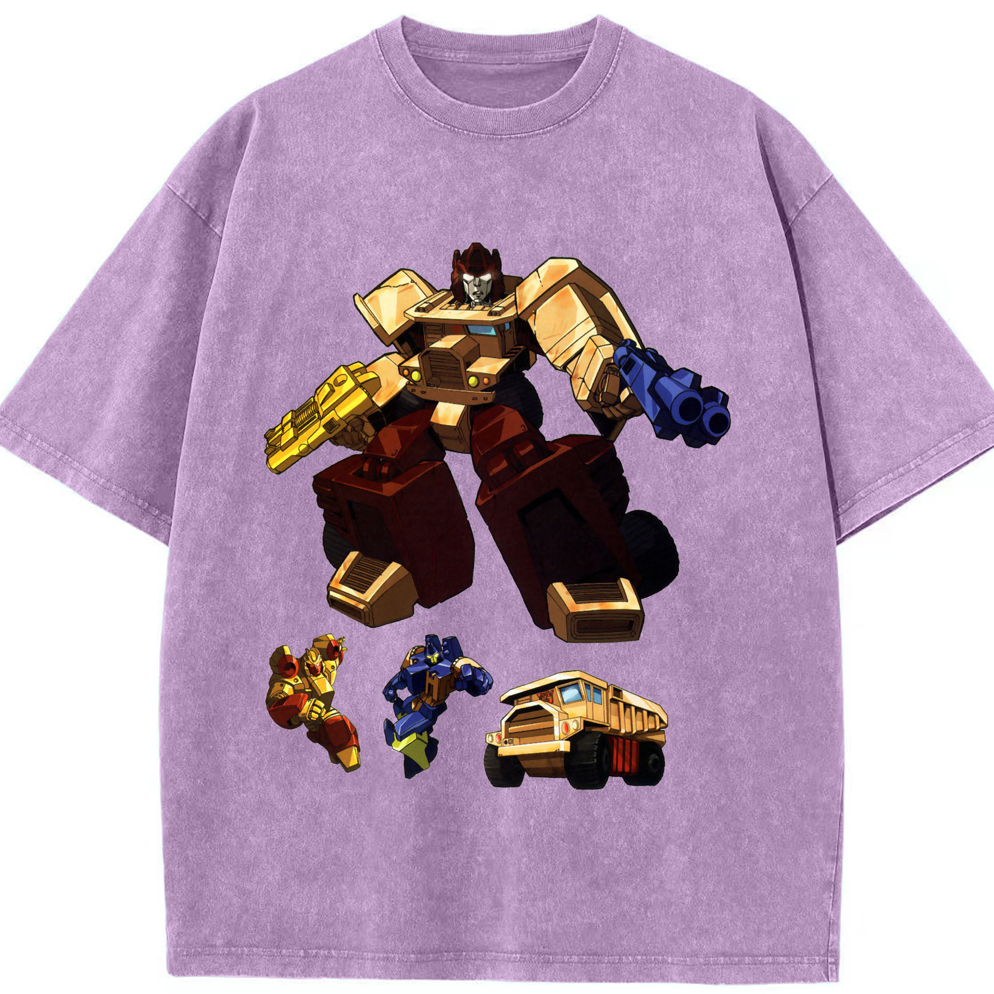 （画像用）  綿100% ヴィンテージ風 半袖Tシャツ（フロントプリント）
