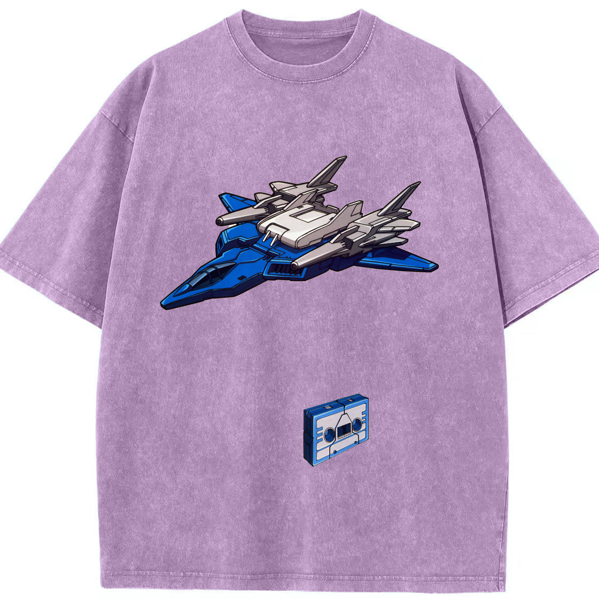 （画像用）  綿100% ヴィンテージ風 半袖Tシャツ（フロントプリント）