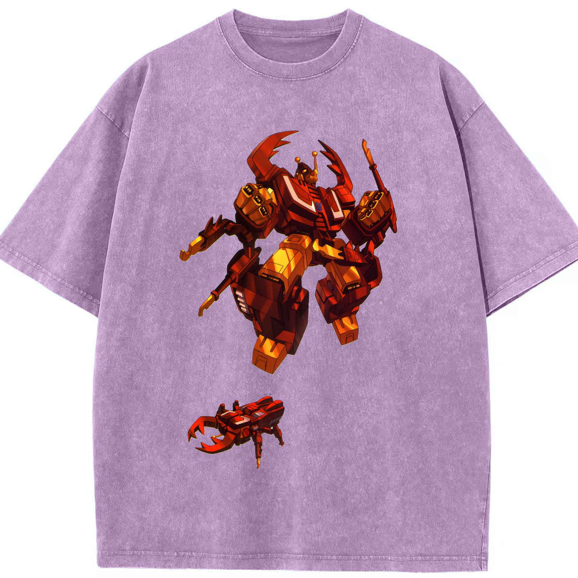 （画像用）  綿100% ヴィンテージ風 半袖Tシャツ（フロントプリント）