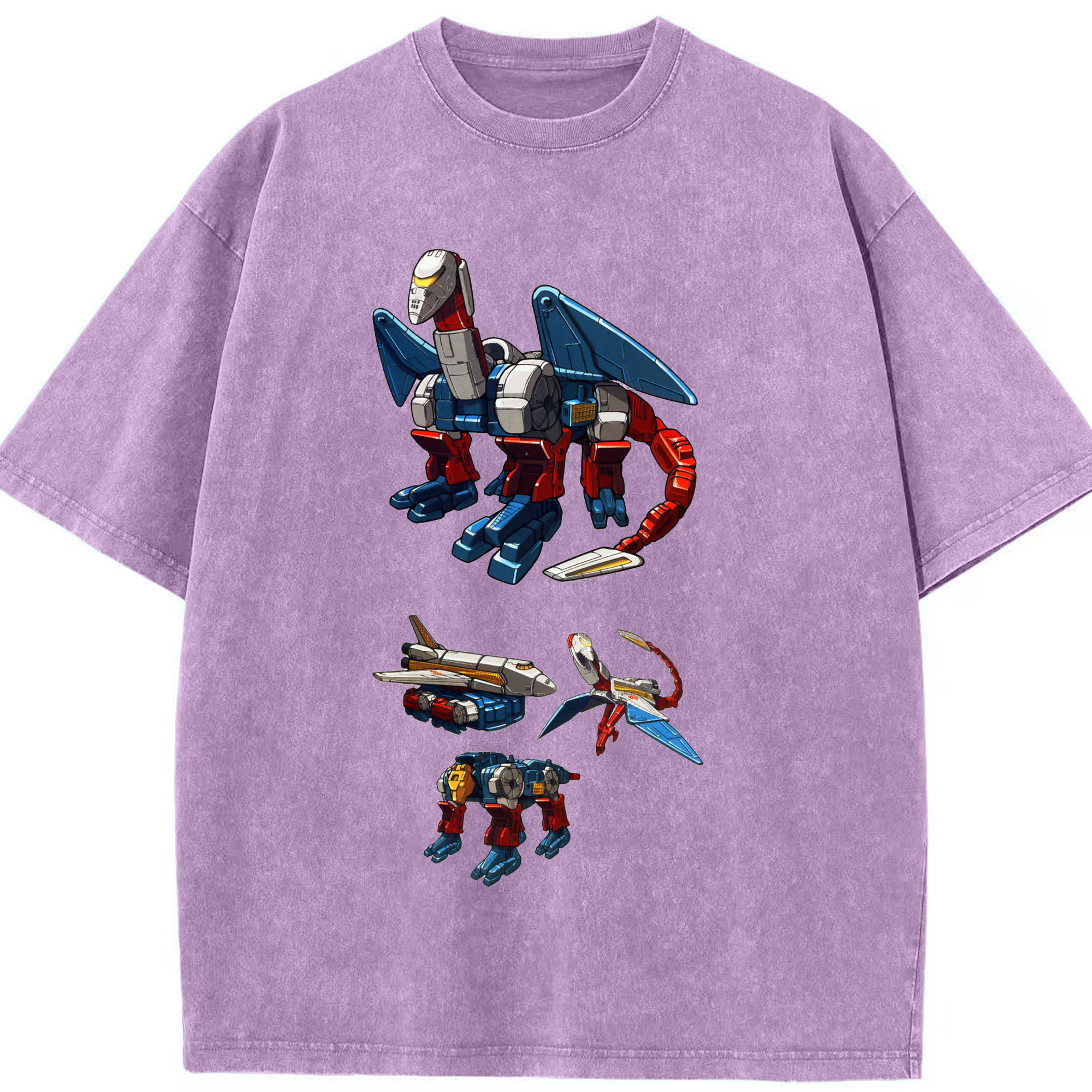 （画像用）  綿100% ヴィンテージ風 半袖Tシャツ（フロントプリント）