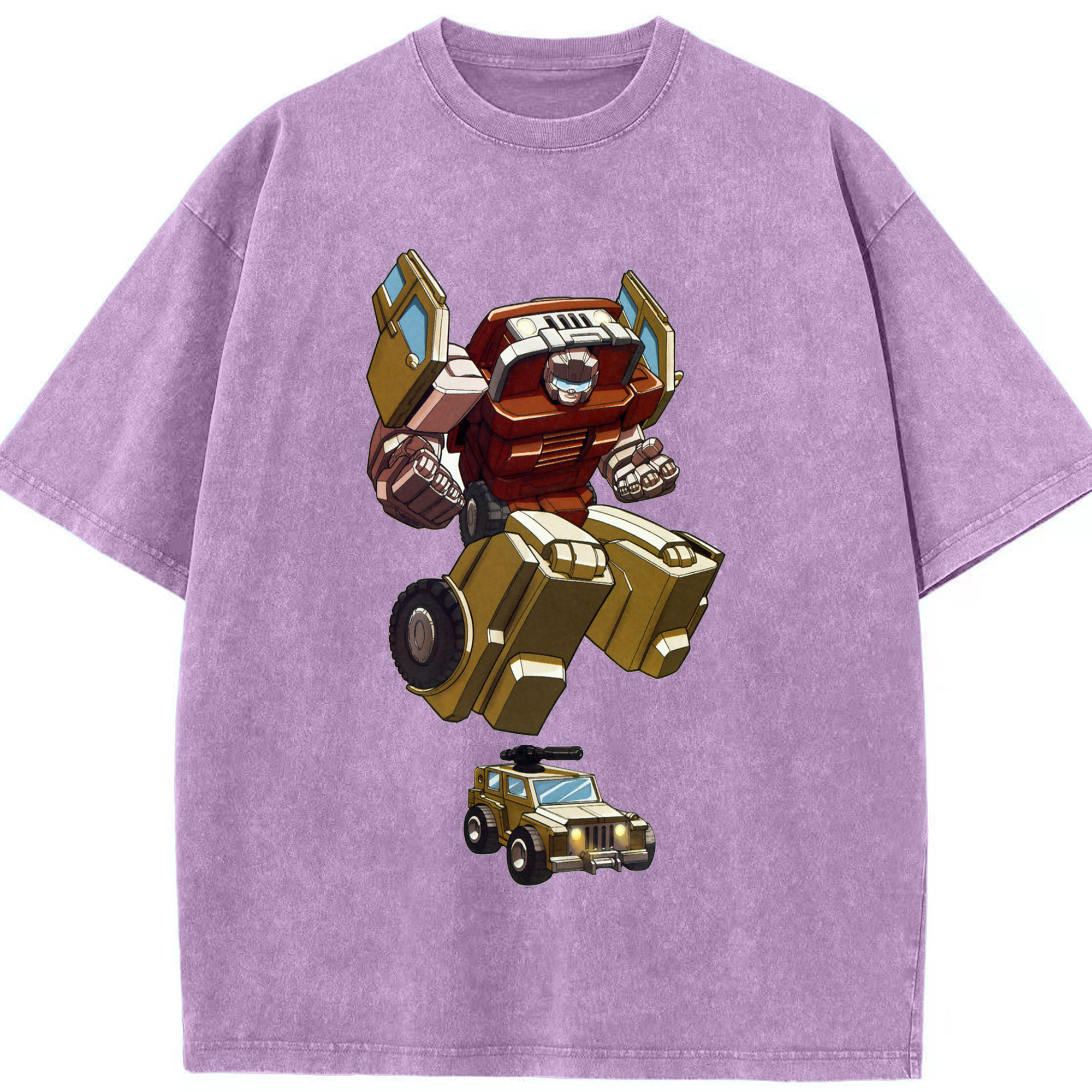 （画像用）  綿100% ヴィンテージ風 半袖Tシャツ（フロントプリント）