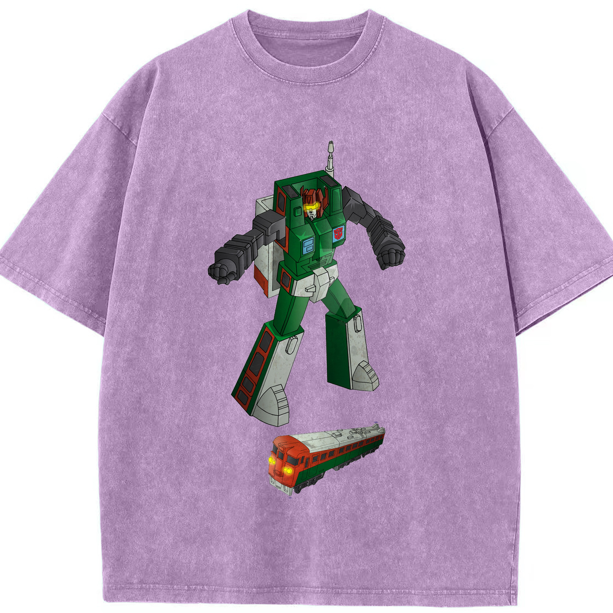 （画像用）  綿100% ヴィンテージ風 半袖Tシャツ（フロントプリント）
