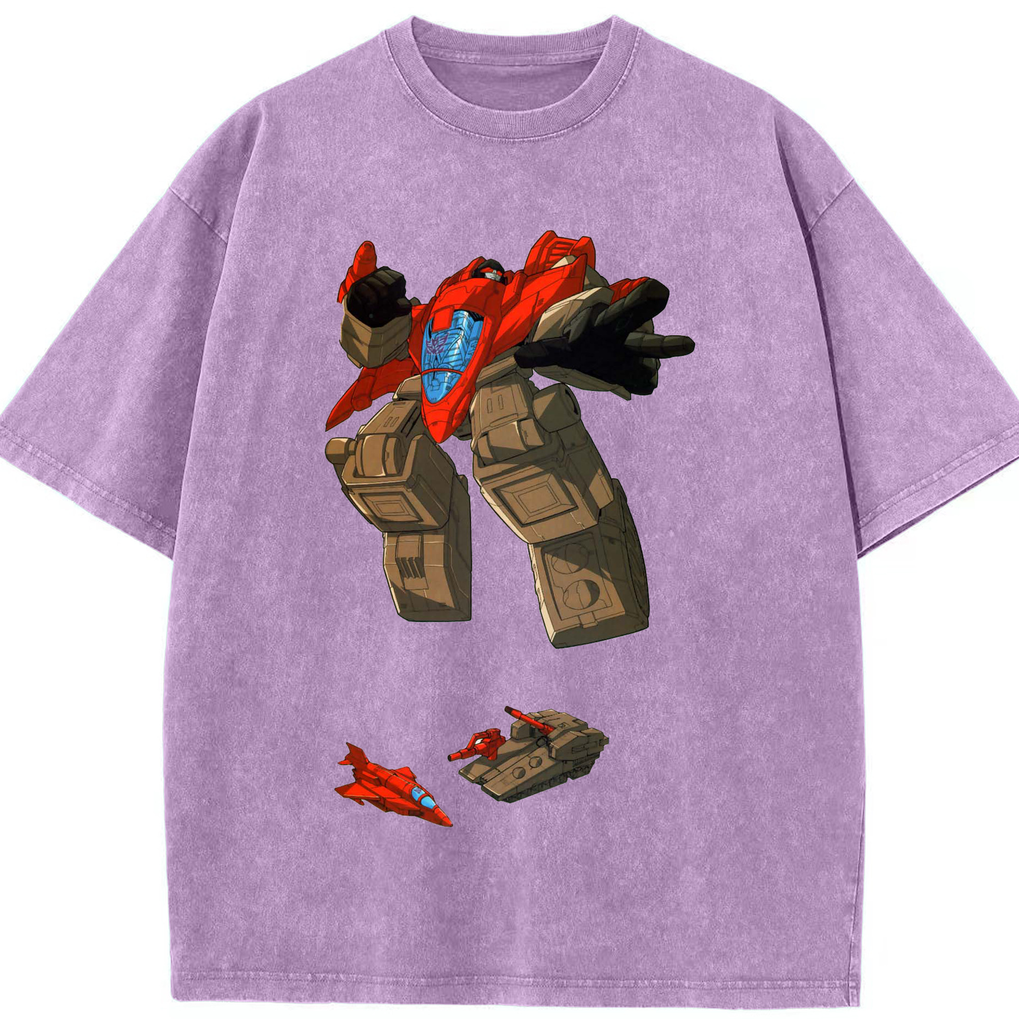 （画像用）  綿100% ヴィンテージ風 半袖Tシャツ（フロントプリント）