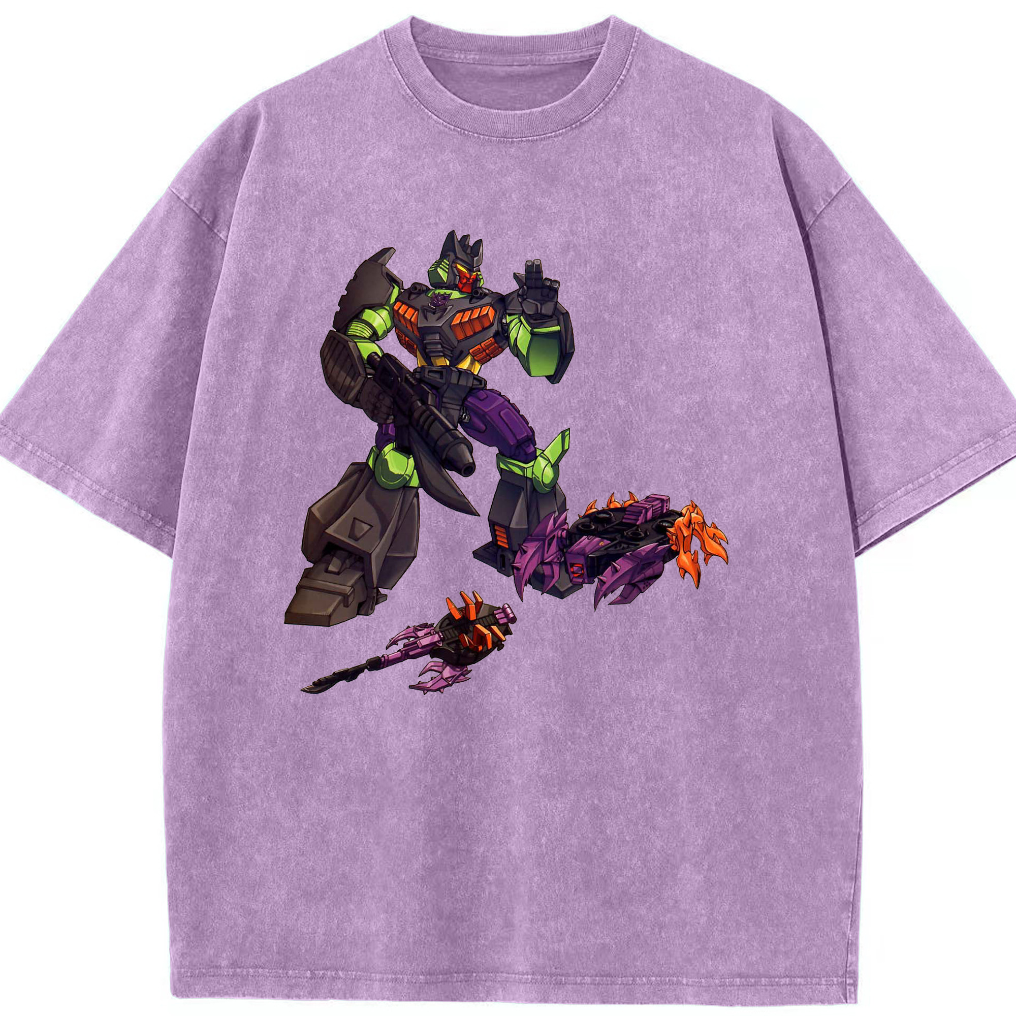 （画像用）  綿100% ヴィンテージ風 半袖Tシャツ（フロントプリント）