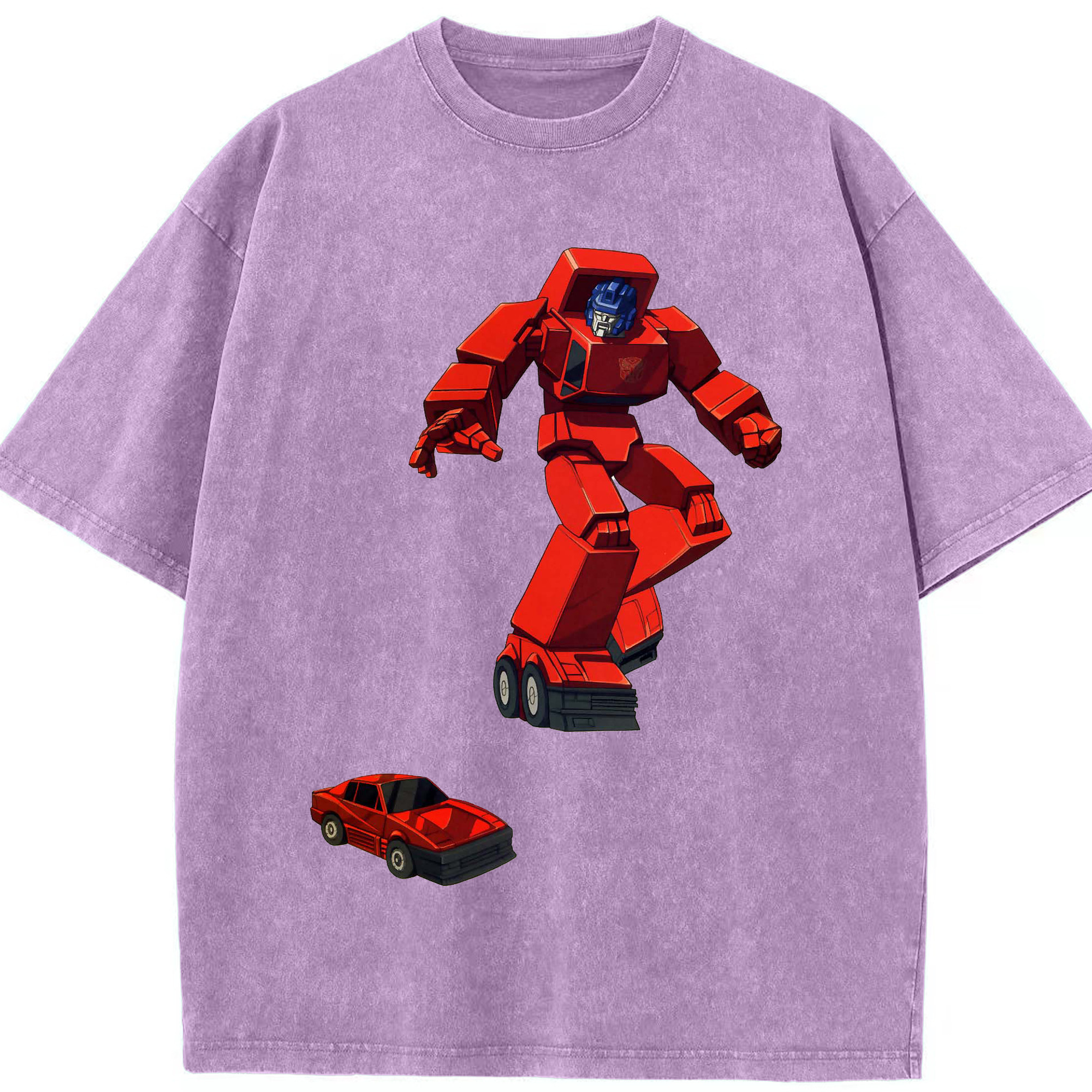 （画像用）  綿100% ヴィンテージ風 半袖Tシャツ（フロントプリント）