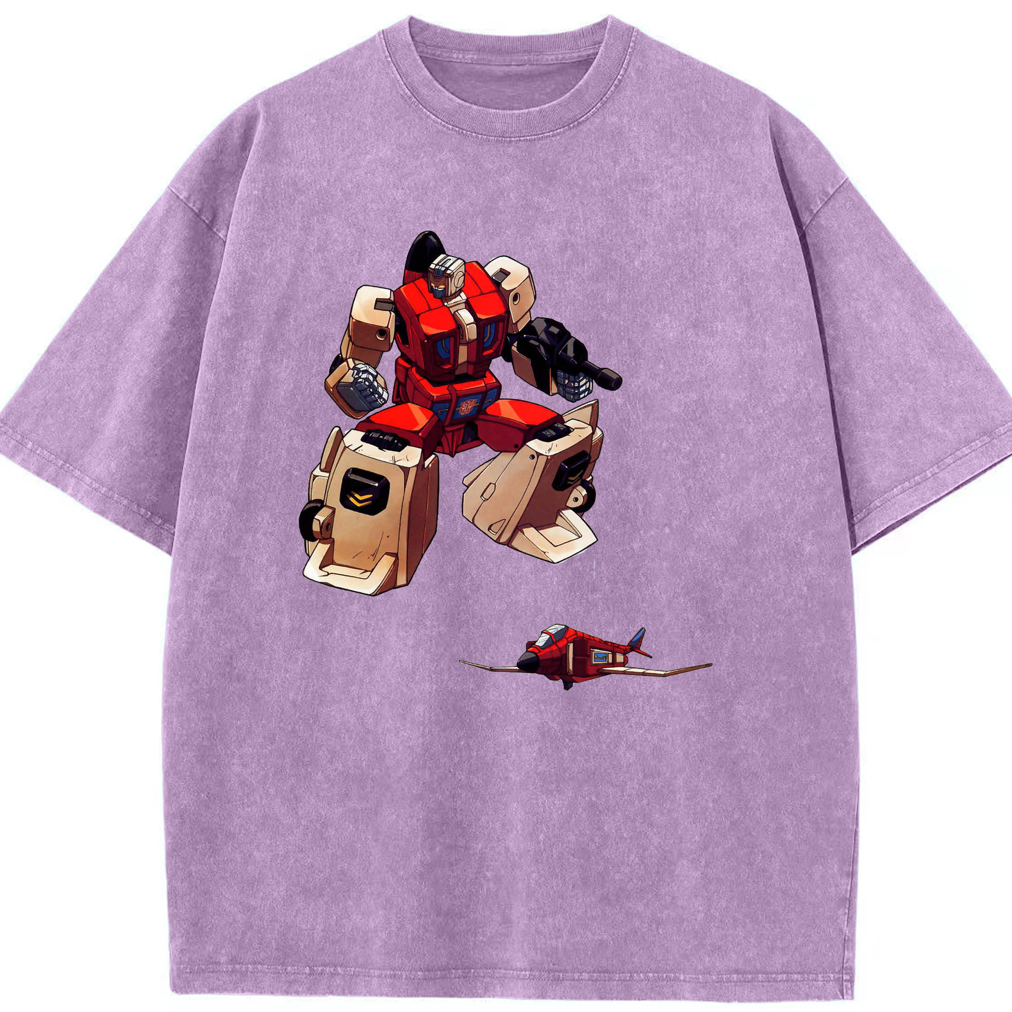 （画像用）  綿100% ヴィンテージ風 半袖Tシャツ（フロントプリント）