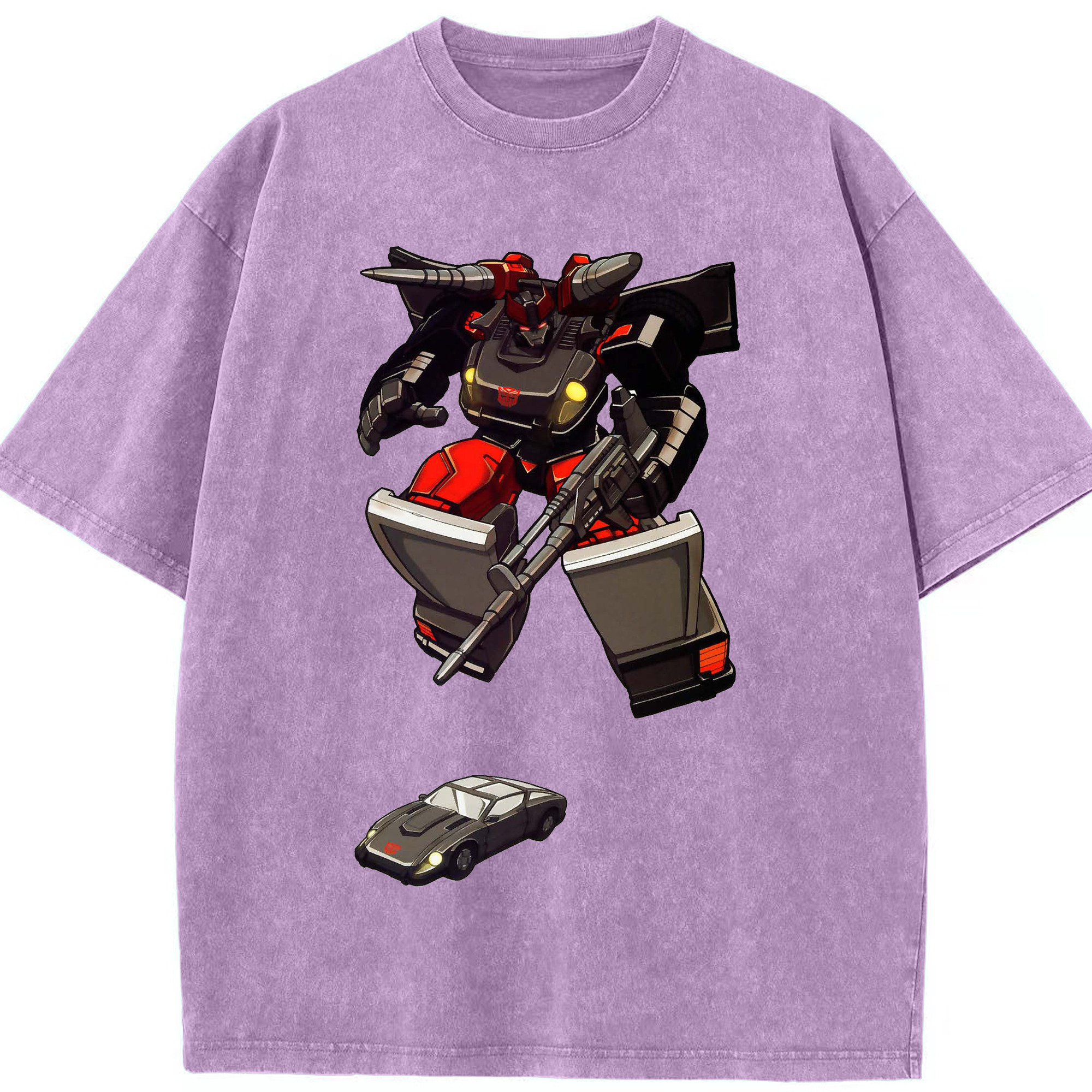 （画像用）  綿100% ヴィンテージ風 半袖Tシャツ（フロントプリント）