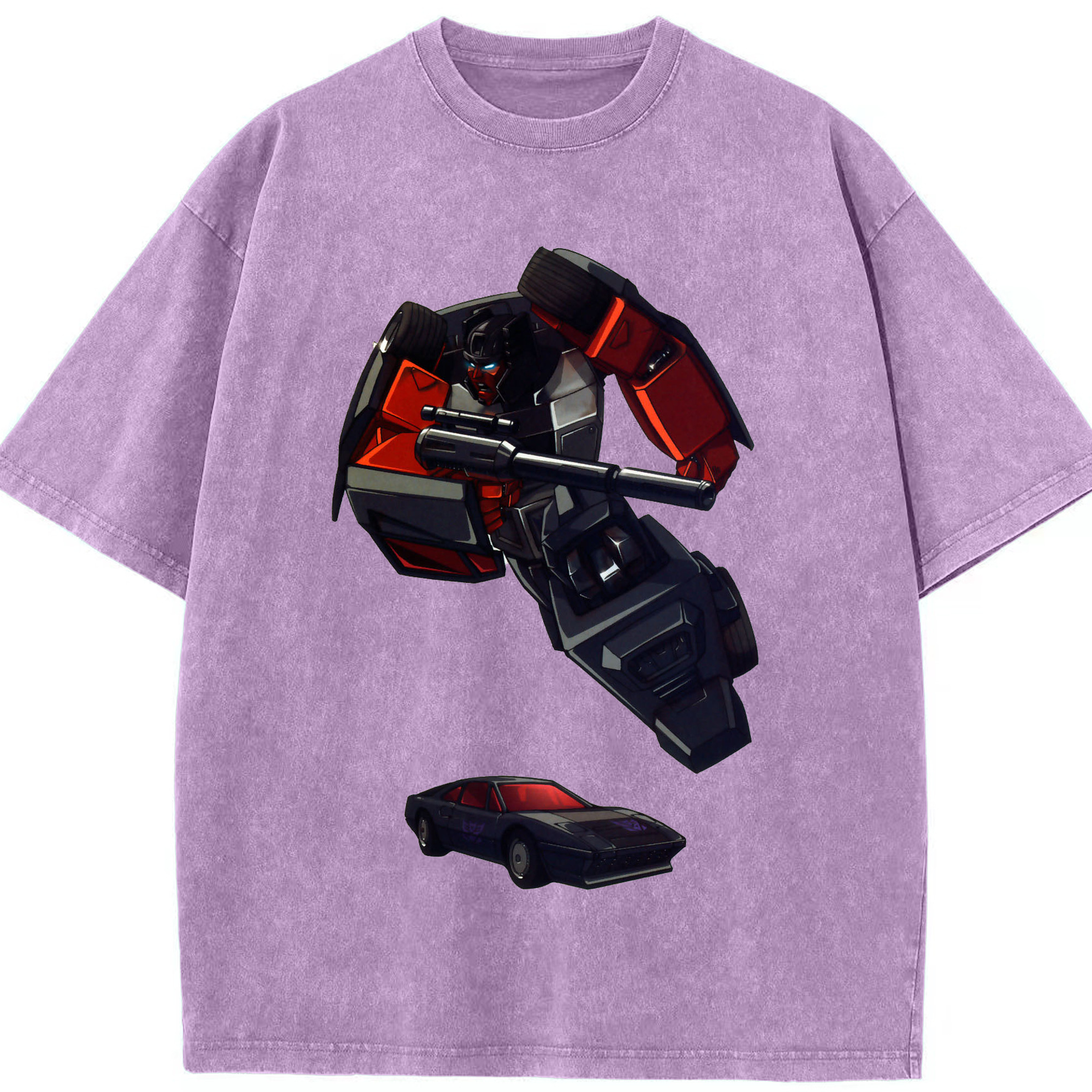 （画像用）  綿100% ヴィンテージ風 半袖Tシャツ（フロントプリント）