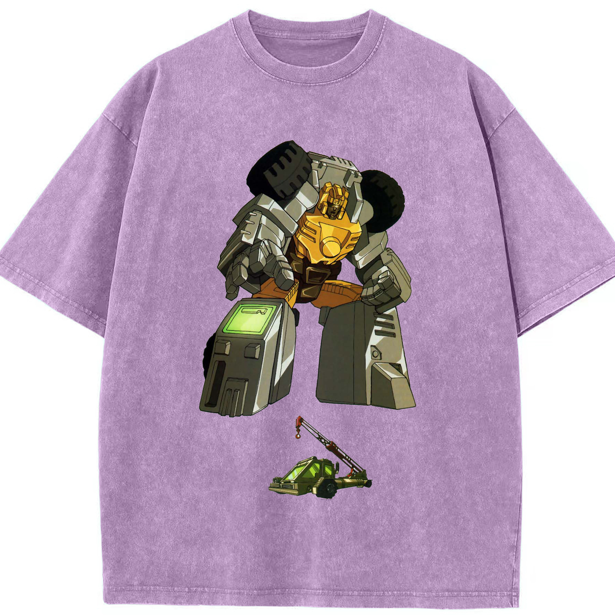 （画像用）  綿100% ヴィンテージ風 半袖Tシャツ（フロントプリント）