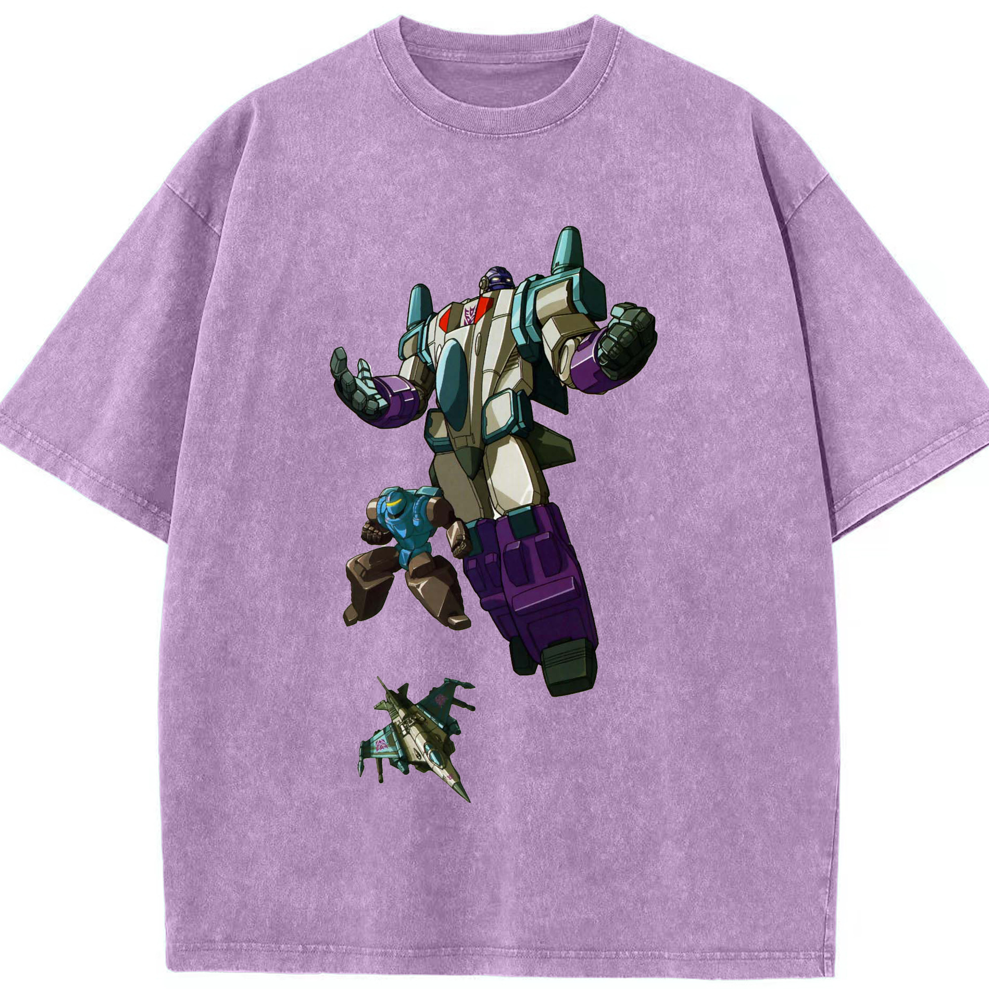 （画像用）  綿100% ヴィンテージ風 半袖Tシャツ（フロントプリント）