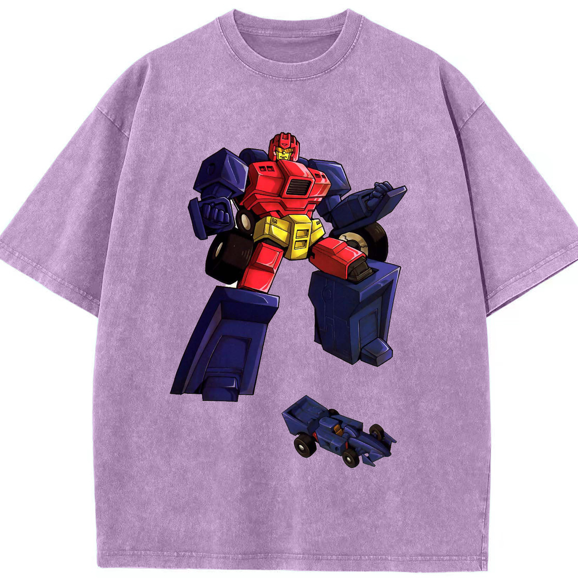 （画像用）  綿100% ヴィンテージ風 半袖Tシャツ（フロントプリント）