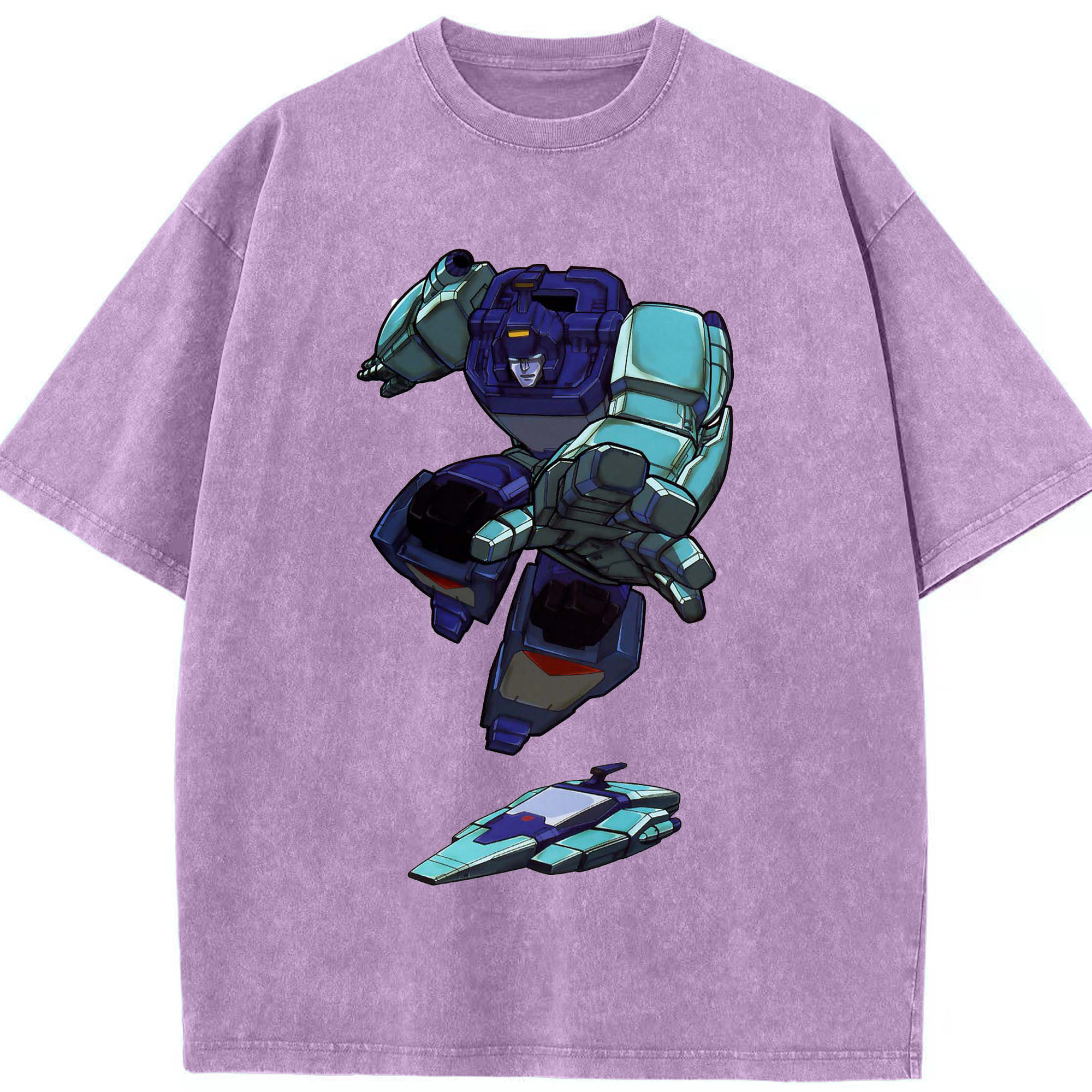 （画像用）  綿100% ヴィンテージ風 半袖Tシャツ（フロントプリント）