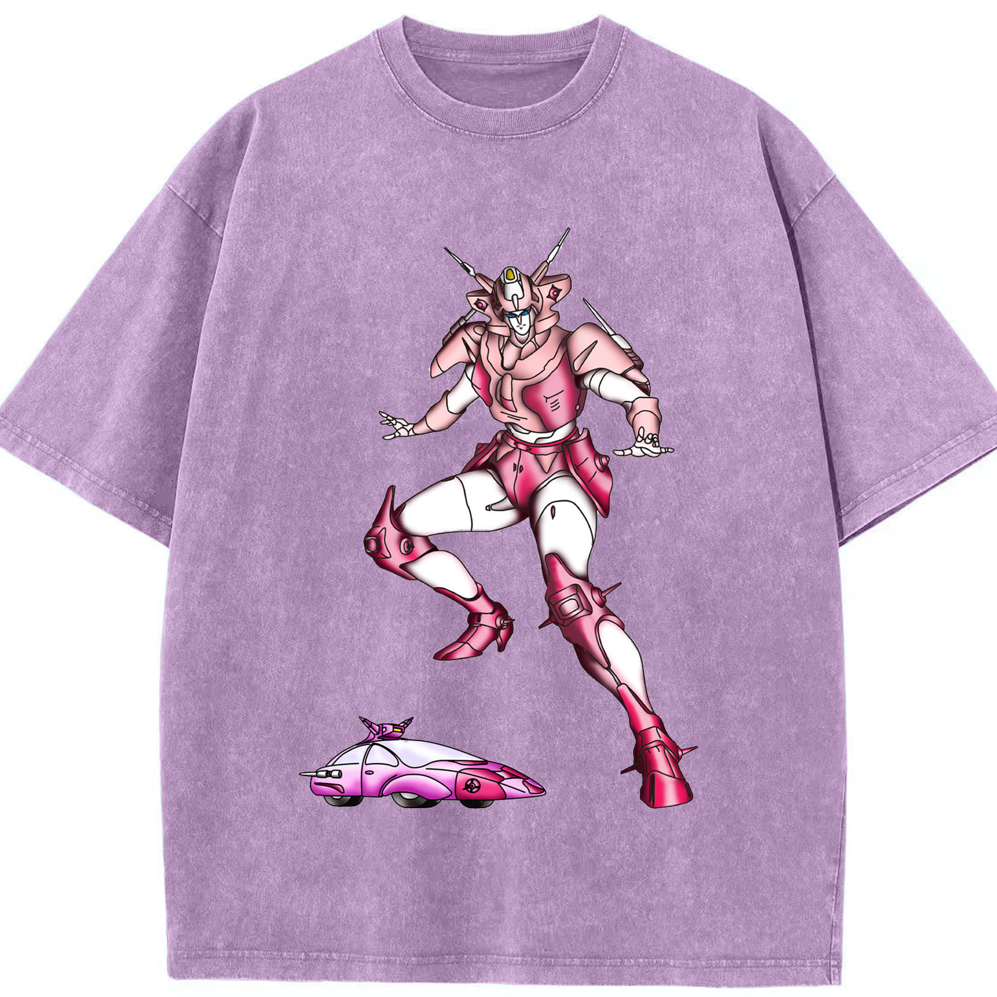 （画像用）  綿100% ヴィンテージ風 半袖Tシャツ（フロントプリント）