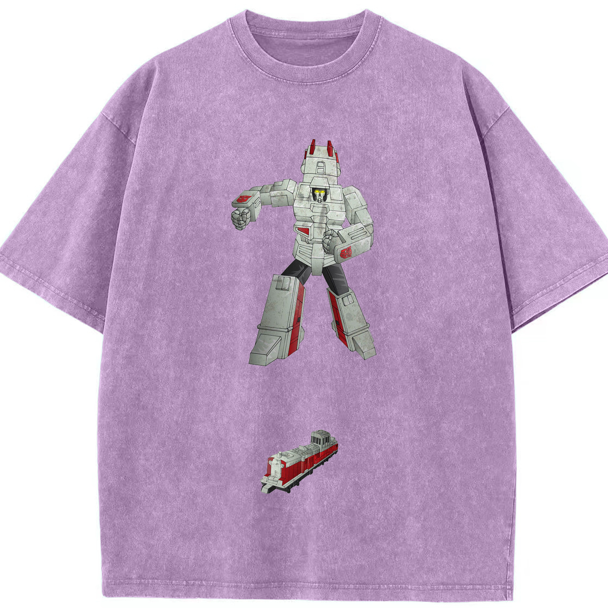 （画像用）  綿100% ヴィンテージ風 半袖Tシャツ（フロントプリント）
